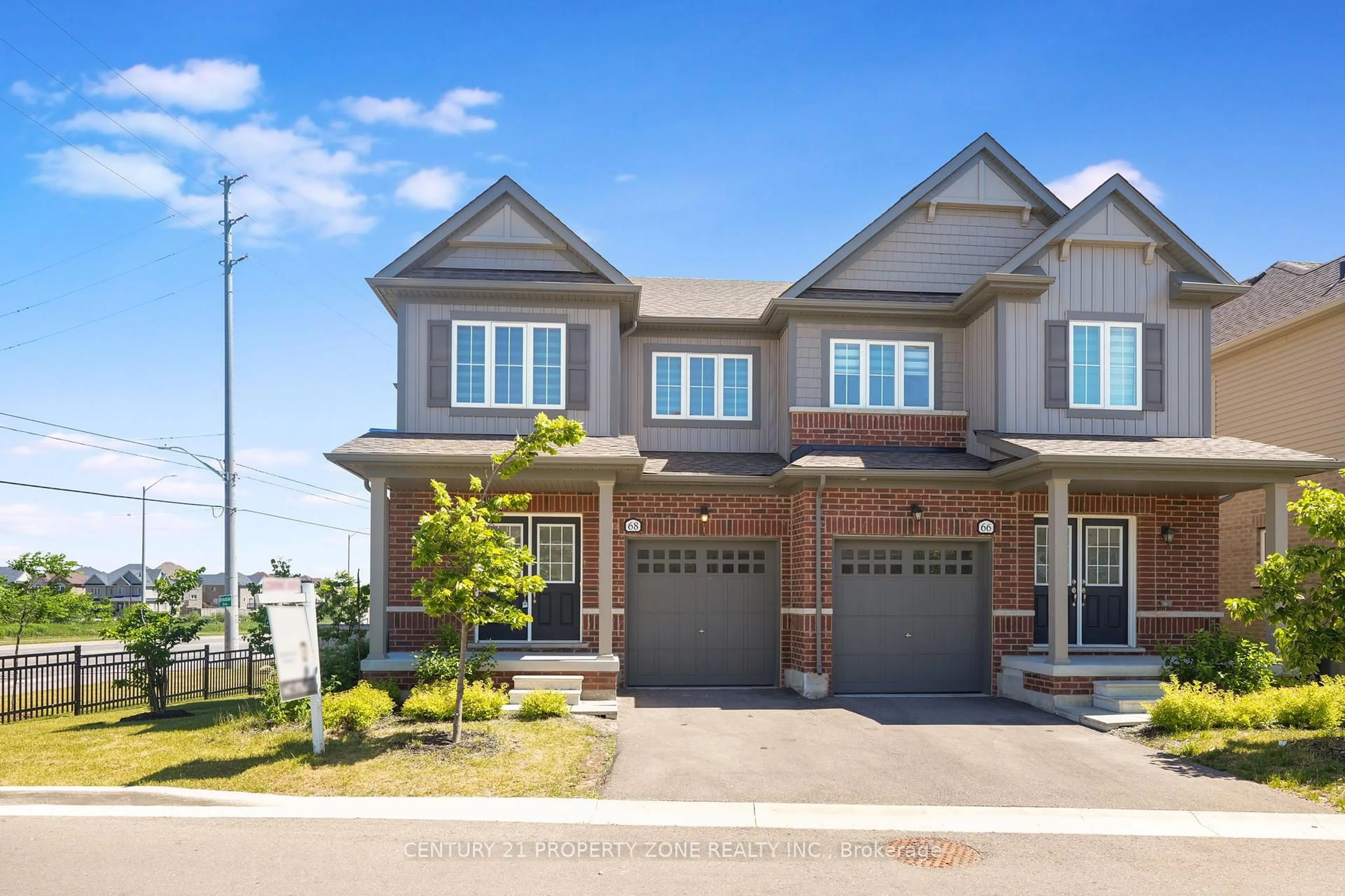 Home with brick exterior material, street for 68 Brixham Lane, Brampton Ontario L7A 5K2