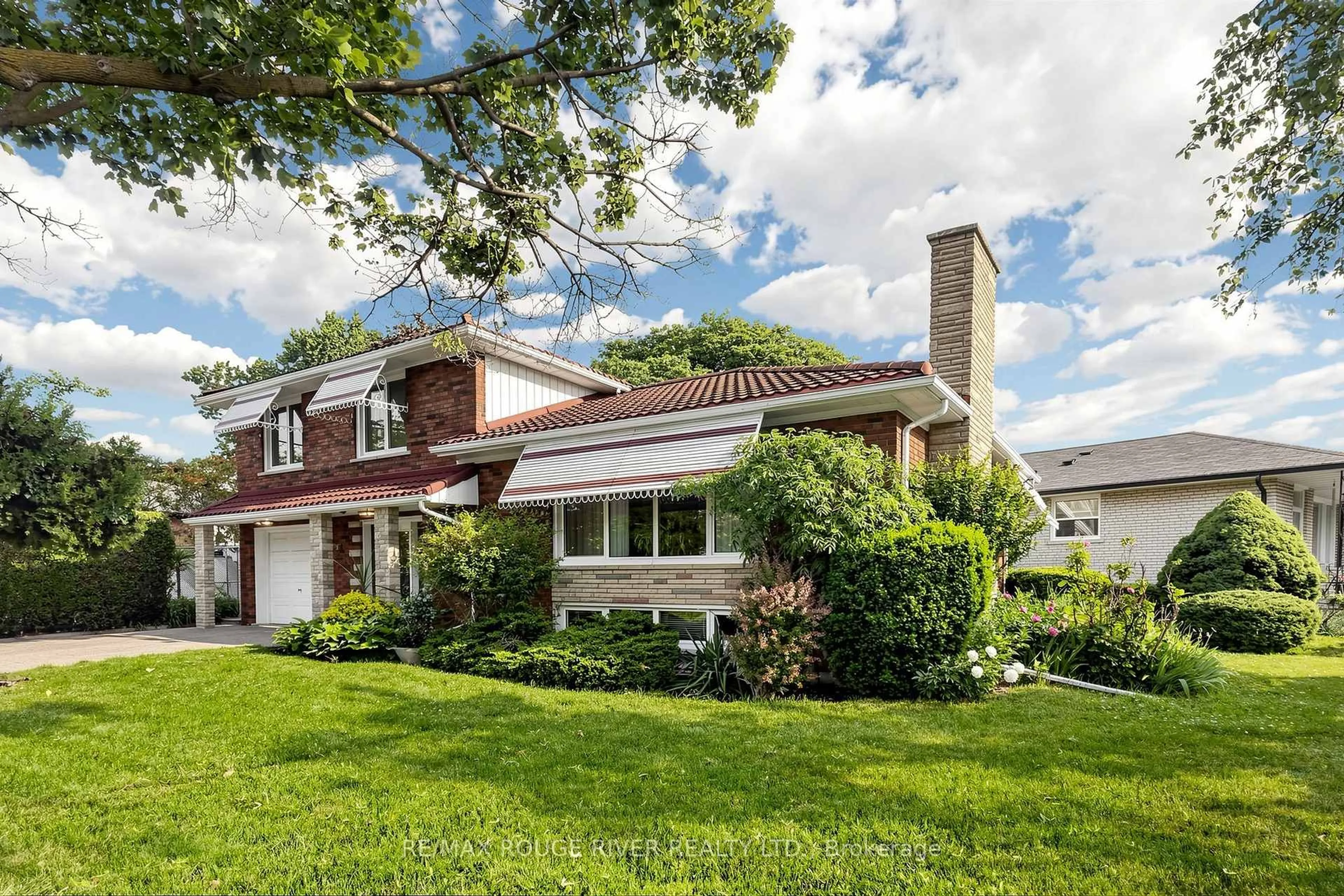 Home with brick exterior material, street for 2 Faversham Cres, Toronto Ontario M9C 3X4