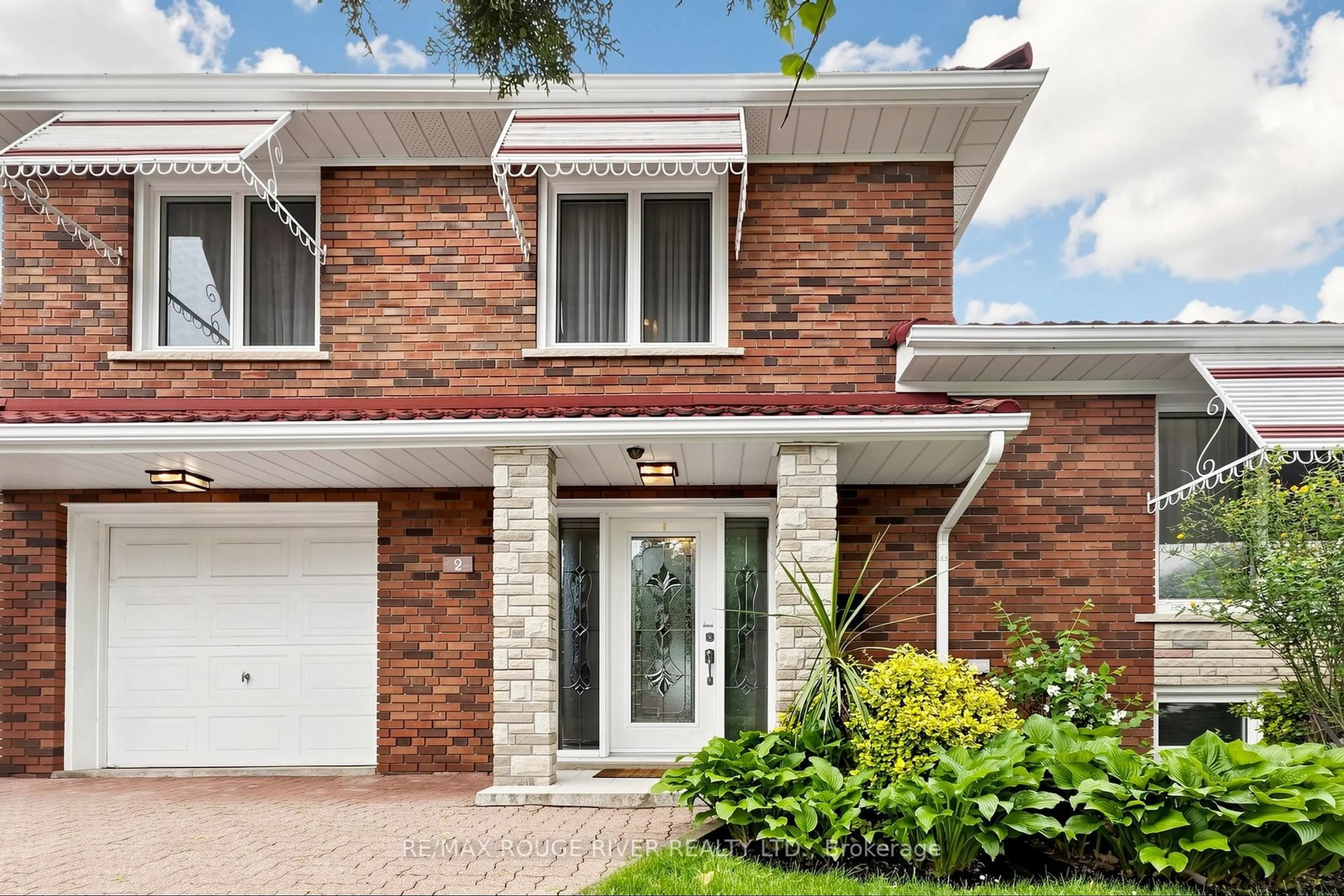 Home with brick exterior material, street for 2 Faversham Cres, Toronto Ontario M9C 3X4