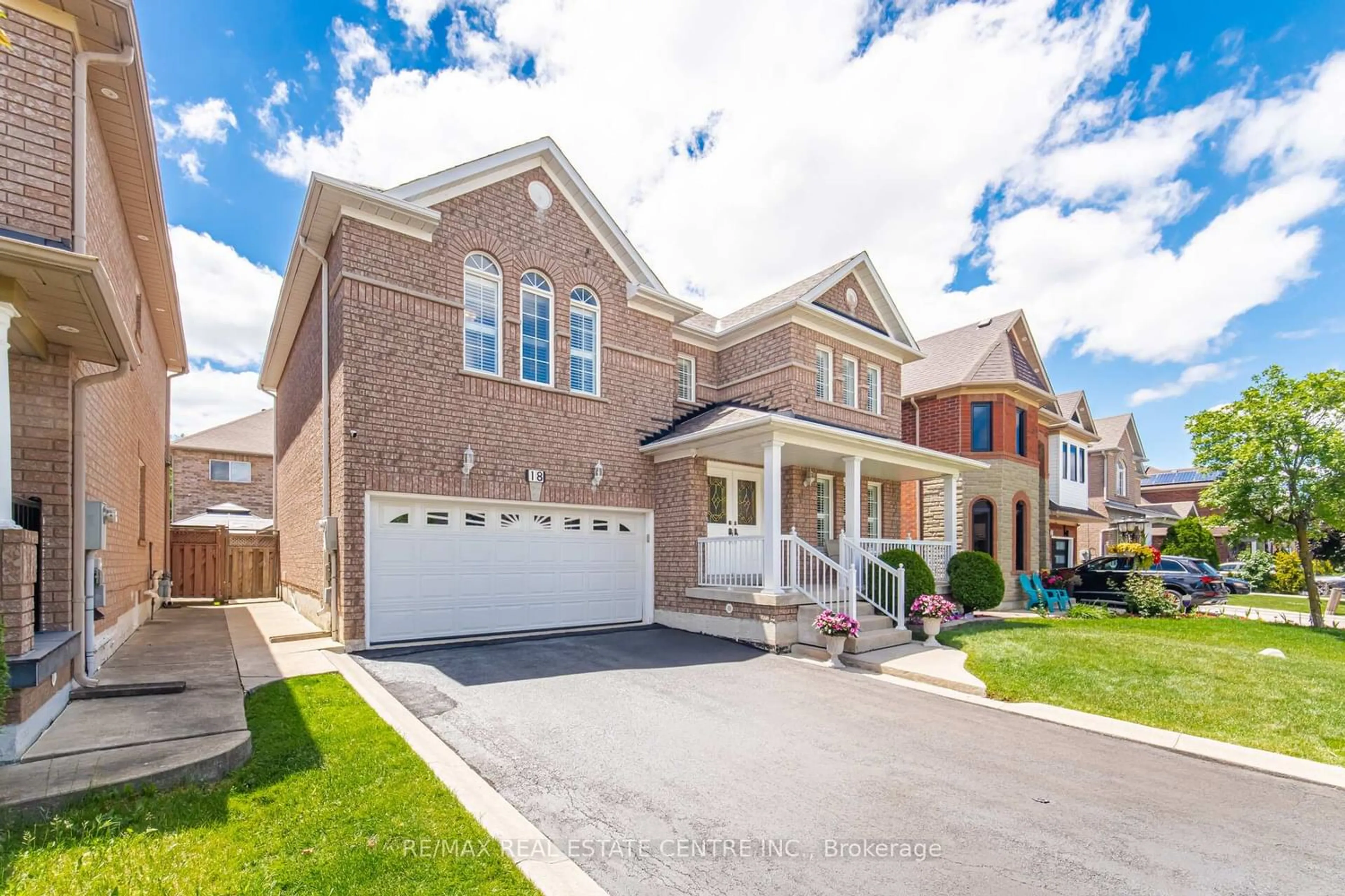 Home with brick exterior material, street for 18 grasshopper Way, Brampton Ontario L6R 2J6