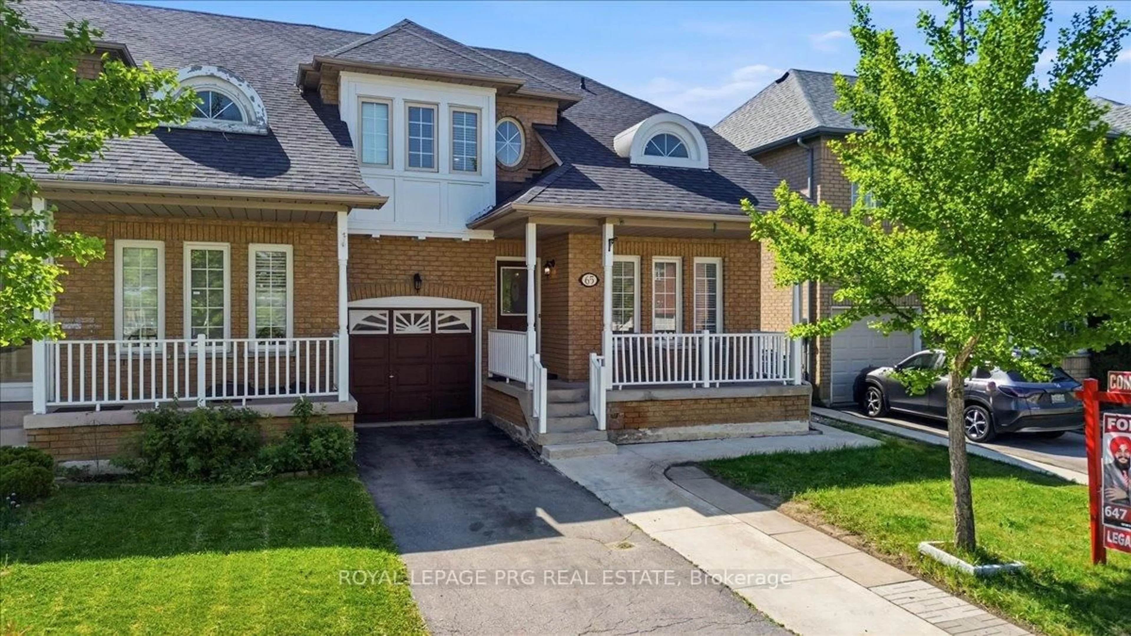 Home with brick exterior material, street for 65 Giraffe Ave, Brampton Ontario L6R 1Z1