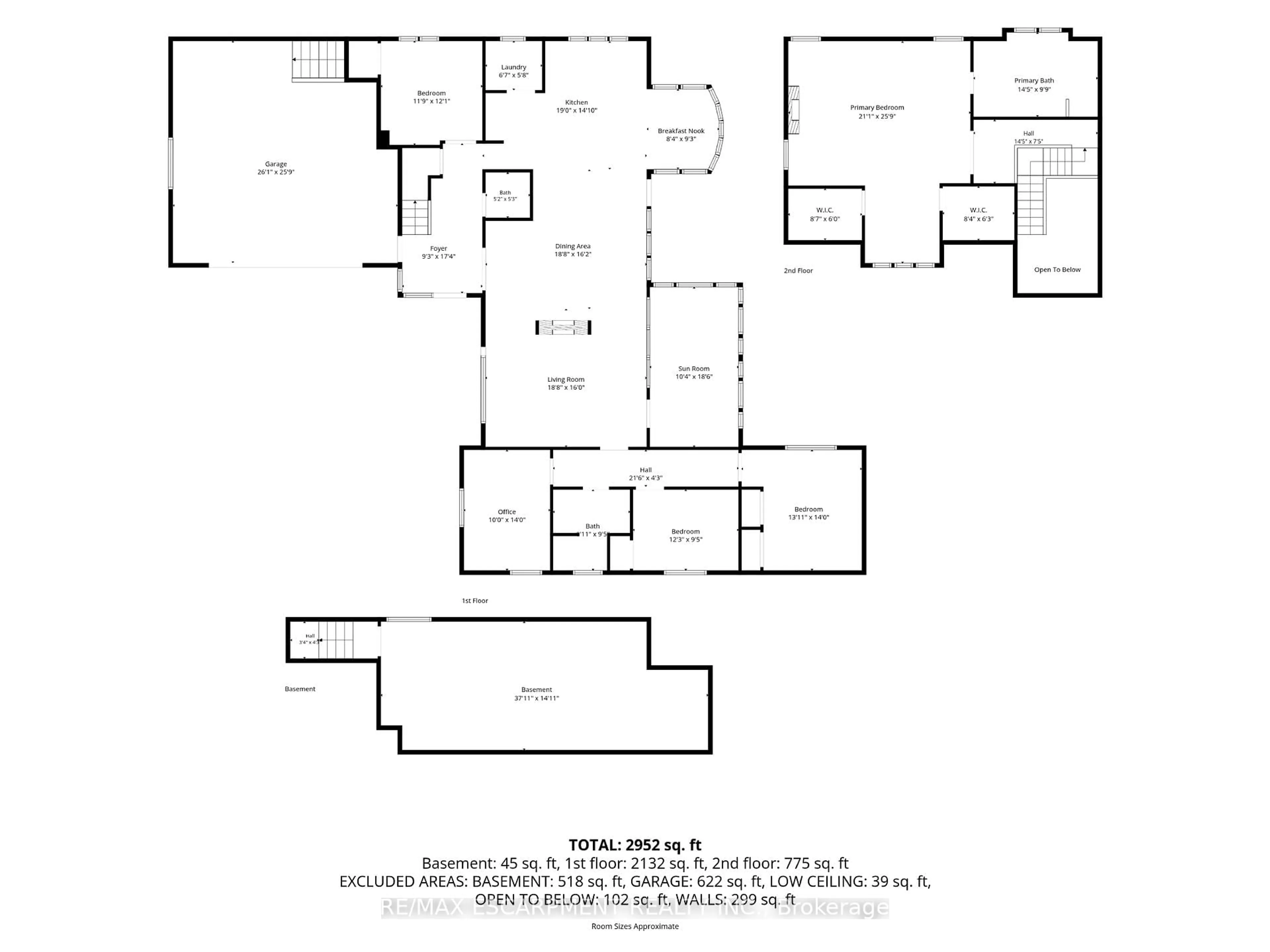 Floor plan for 549 Ann Ave, Burlington Ontario L7T 2S7