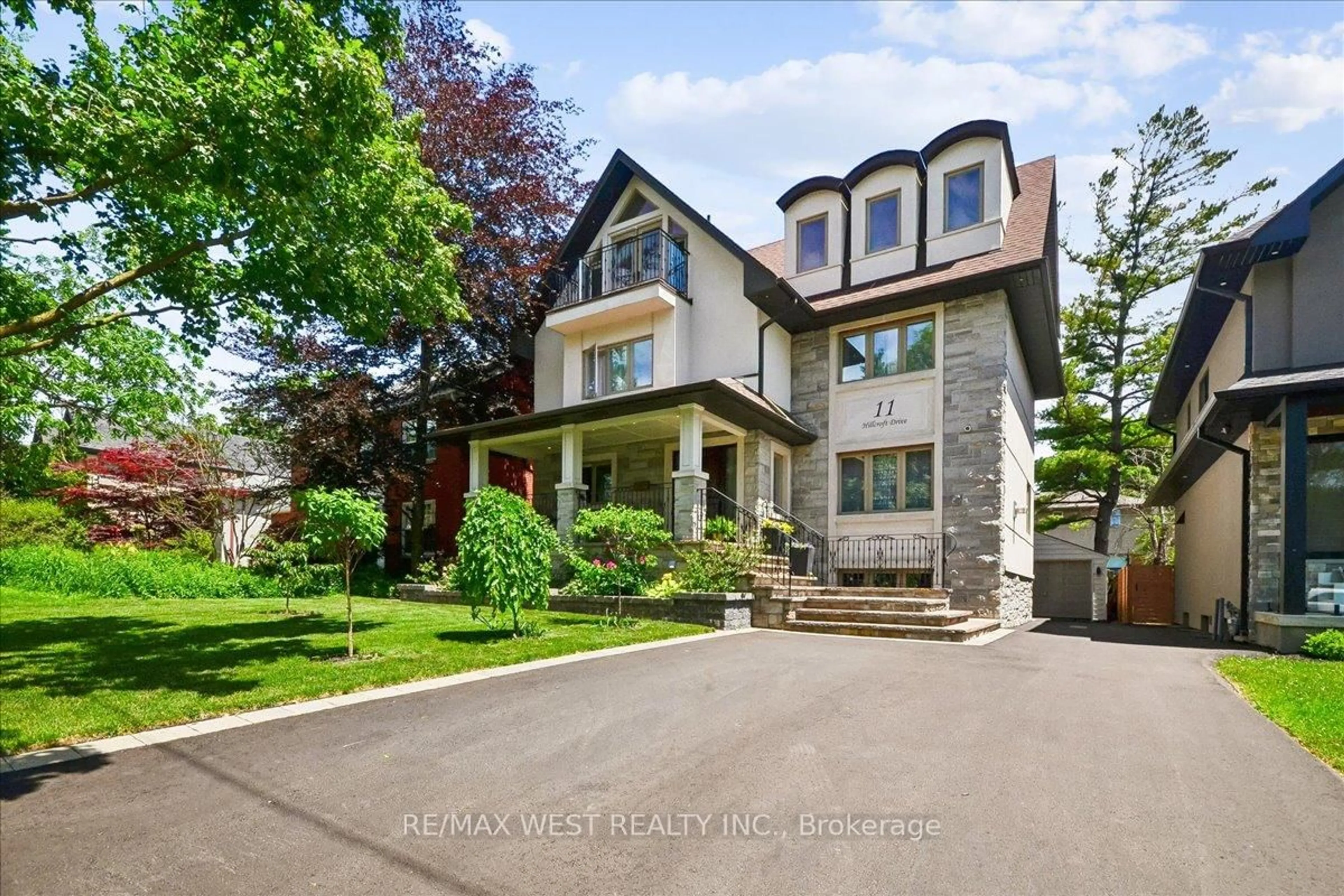 Home with brick exterior material, street for 11 Hillcroft Dr, Toronto Ontario M9B 4X4