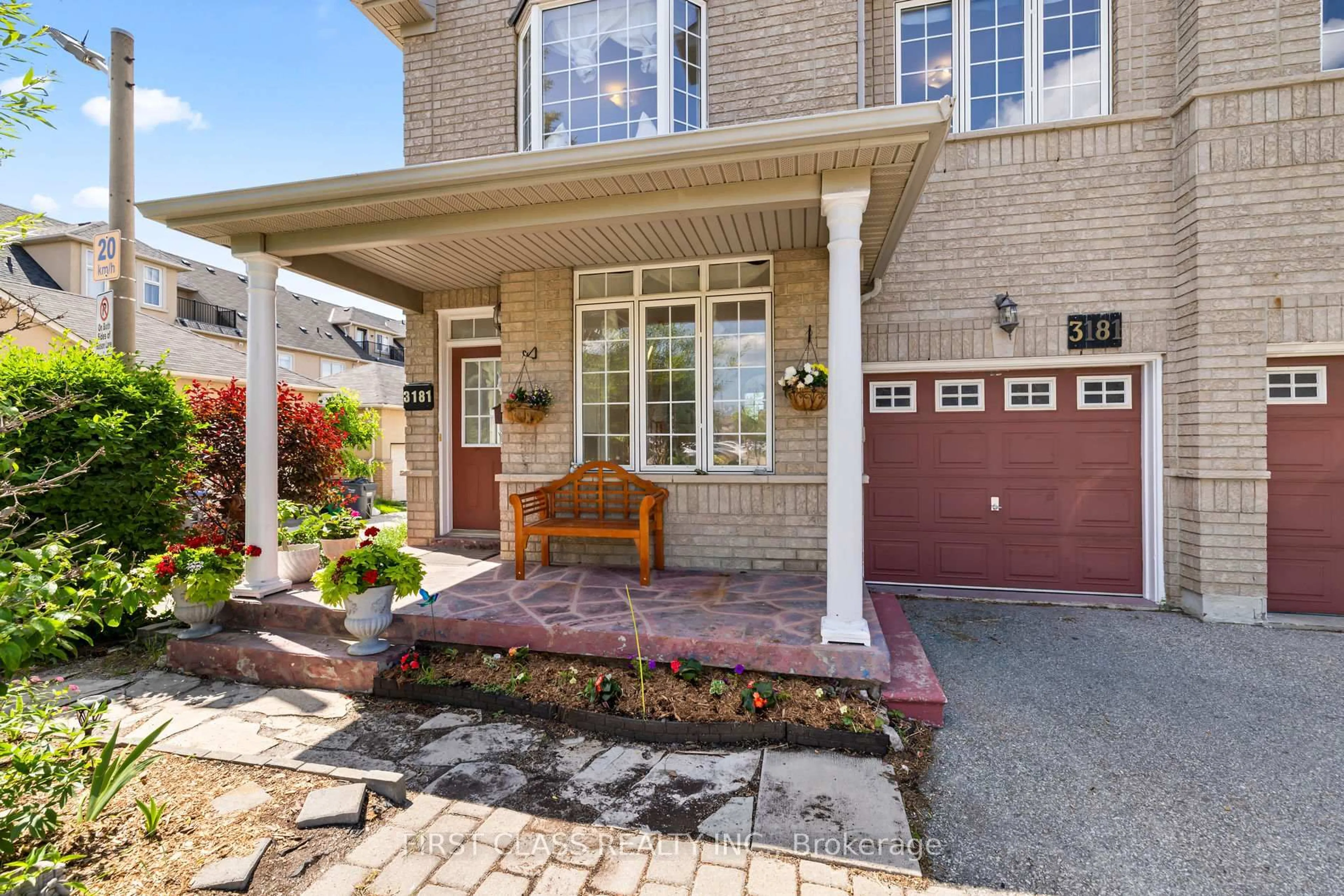 Home with brick exterior material, street for 3181 Bentley Dr, Mississauga Ontario L5M 6V8