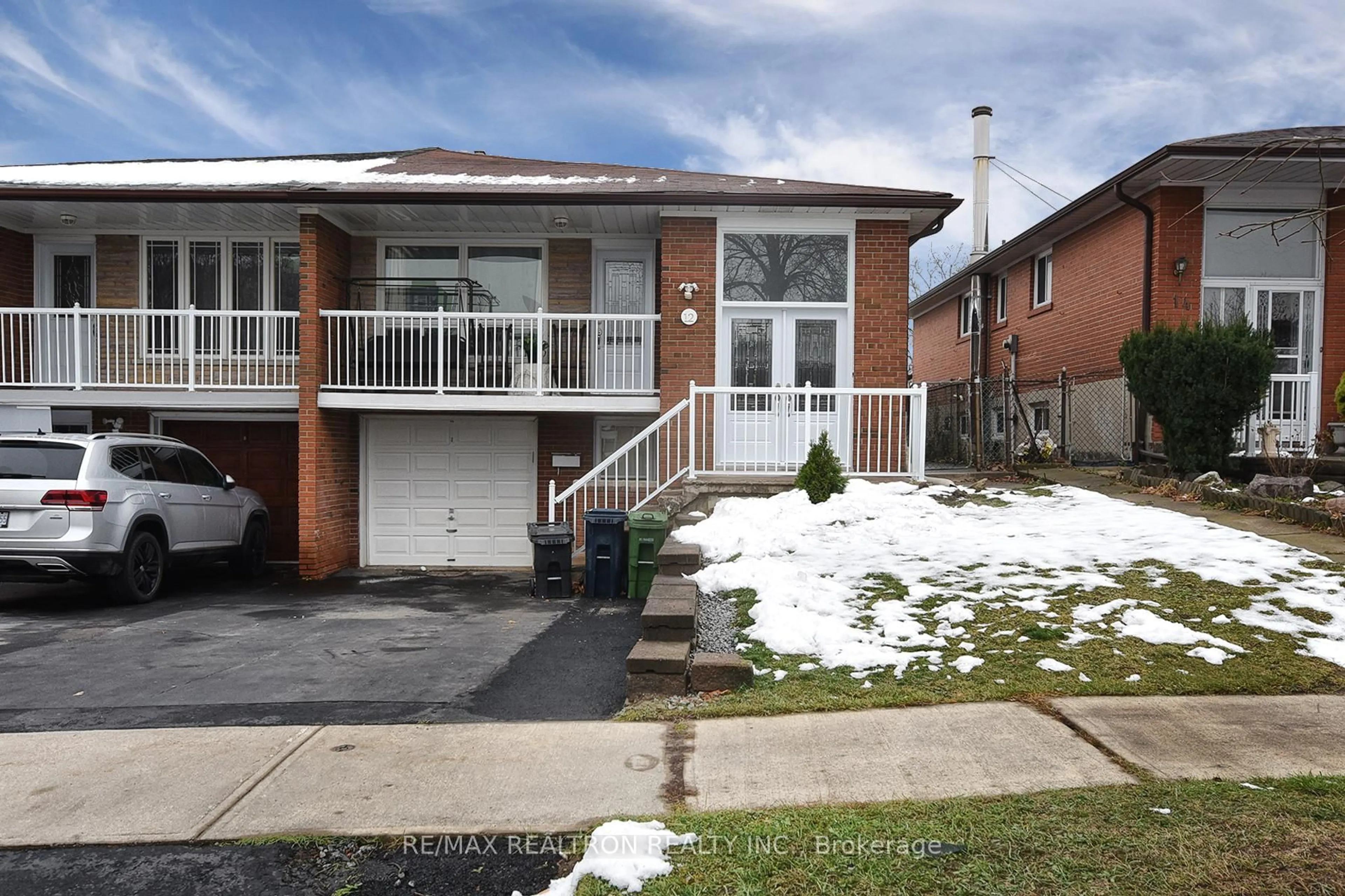 Home with brick exterior material, street for 12 Petiole Rd, Toronto Ontario M3N 2B4