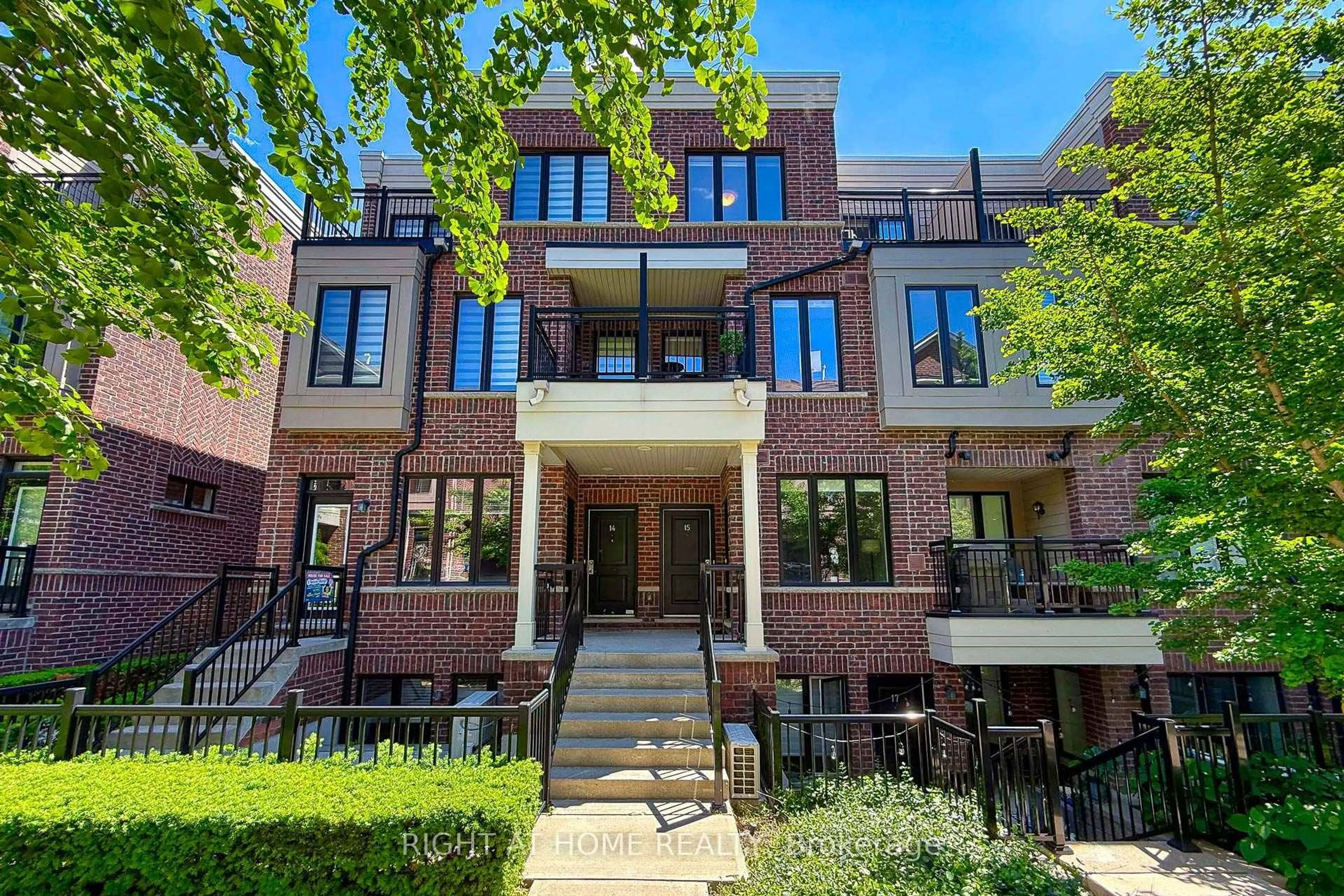 Home with brick exterior material, street for 10 Carnation Ave #15, Toronto Ontario M8V 0B8
