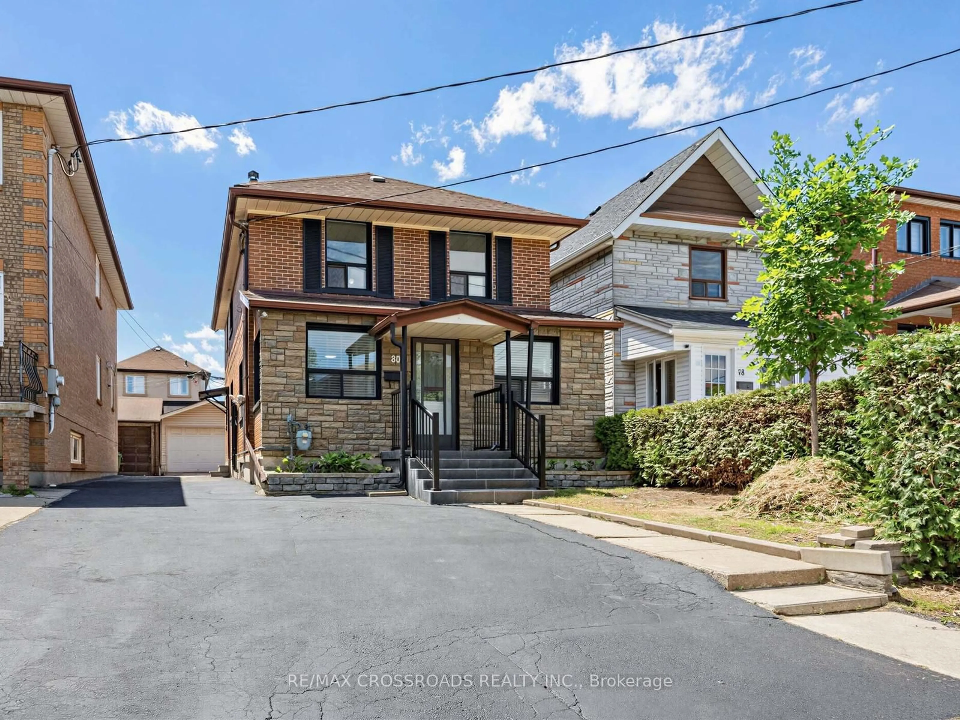 Home with brick exterior material, street for 80 Gray Ave, Toronto Ontario M6N 4S8