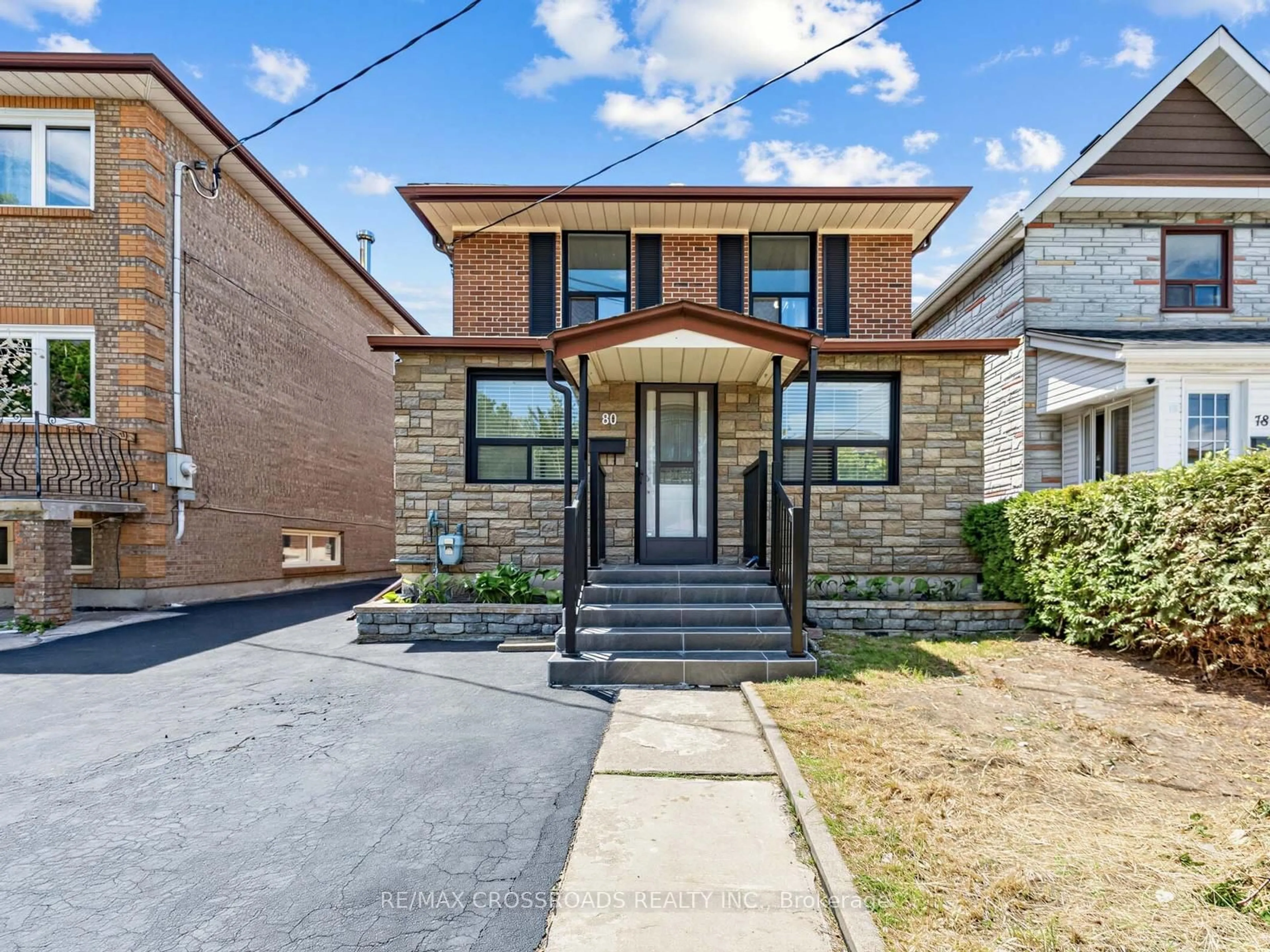 Home with brick exterior material, street for 80 Gray Ave, Toronto Ontario M6N 4S8