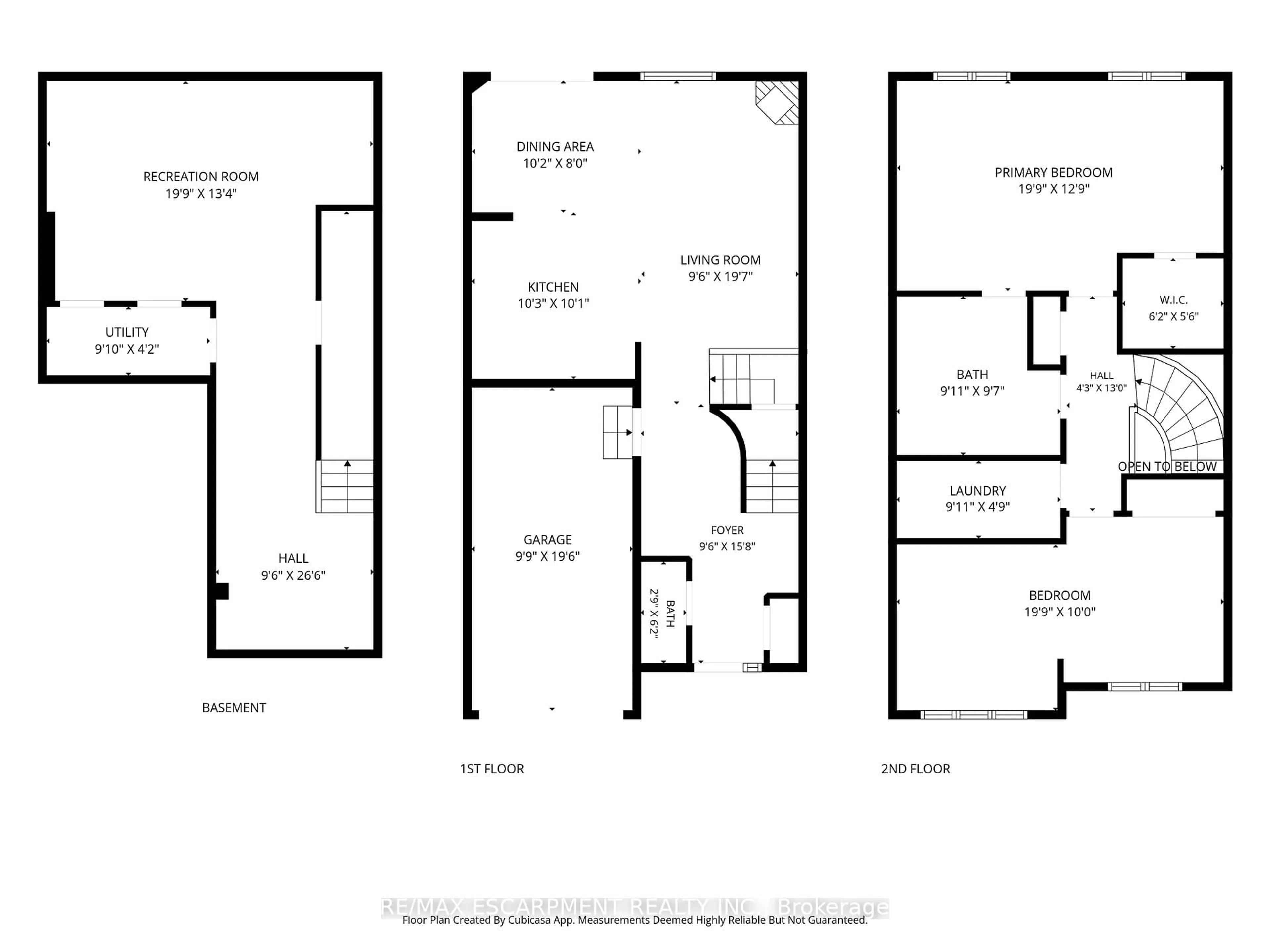 Floor plan for 2110 Headon Rd #9, Burlington Ontario L7M 4S2