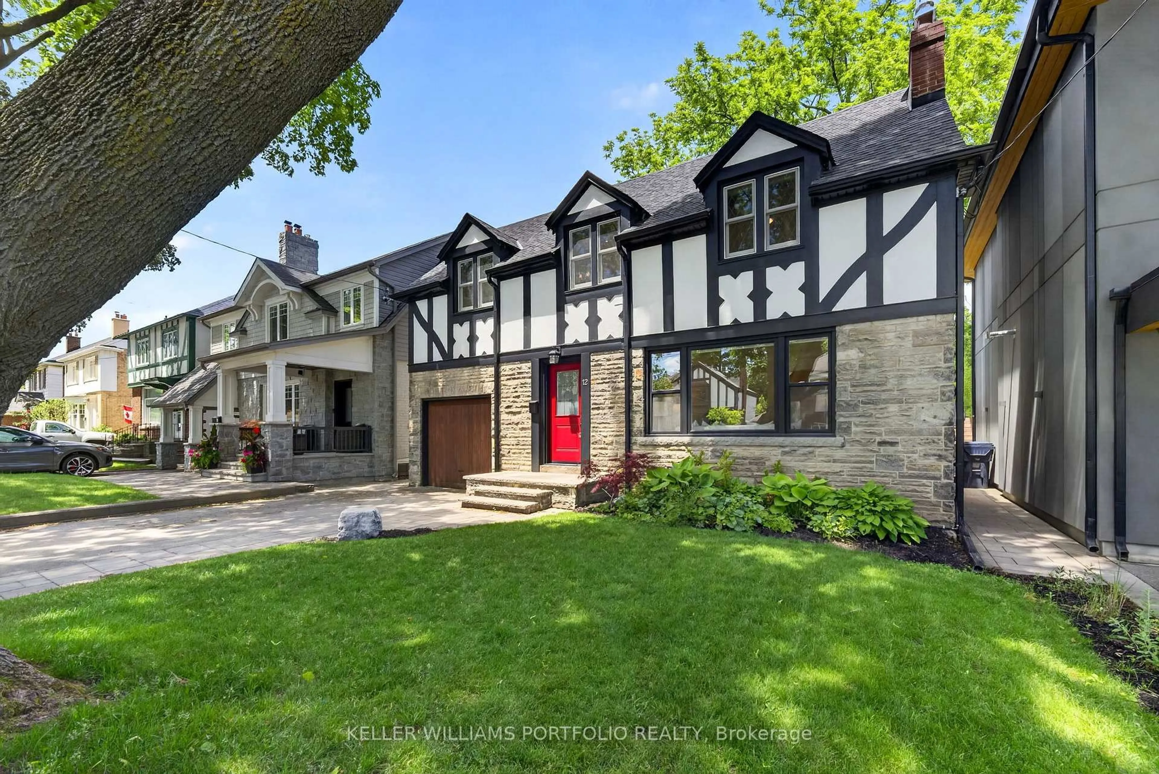 Home with brick exterior material, street for 12 Glenaden Ave, Toronto Ontario M8Y 2L3