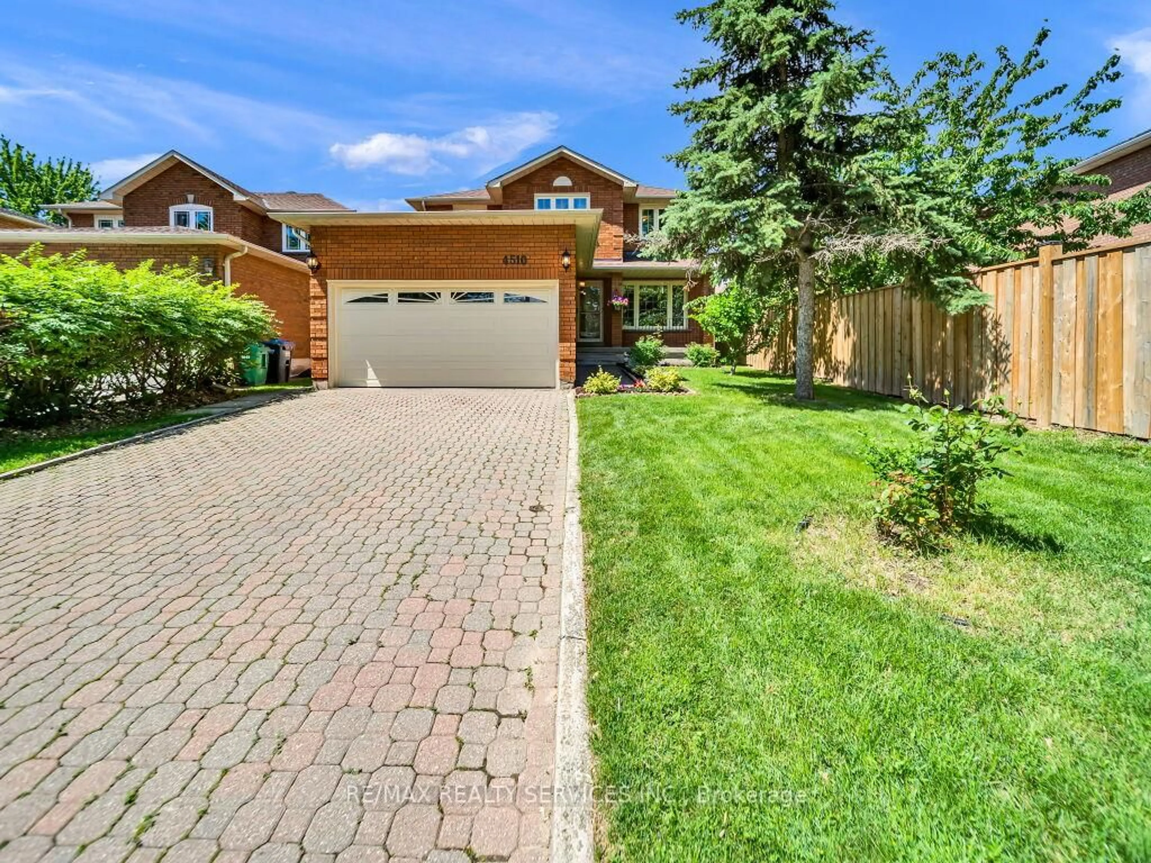Home with brick exterior material, street for 4510 Radisson Cres, Mississauga Ontario L5M 4C6