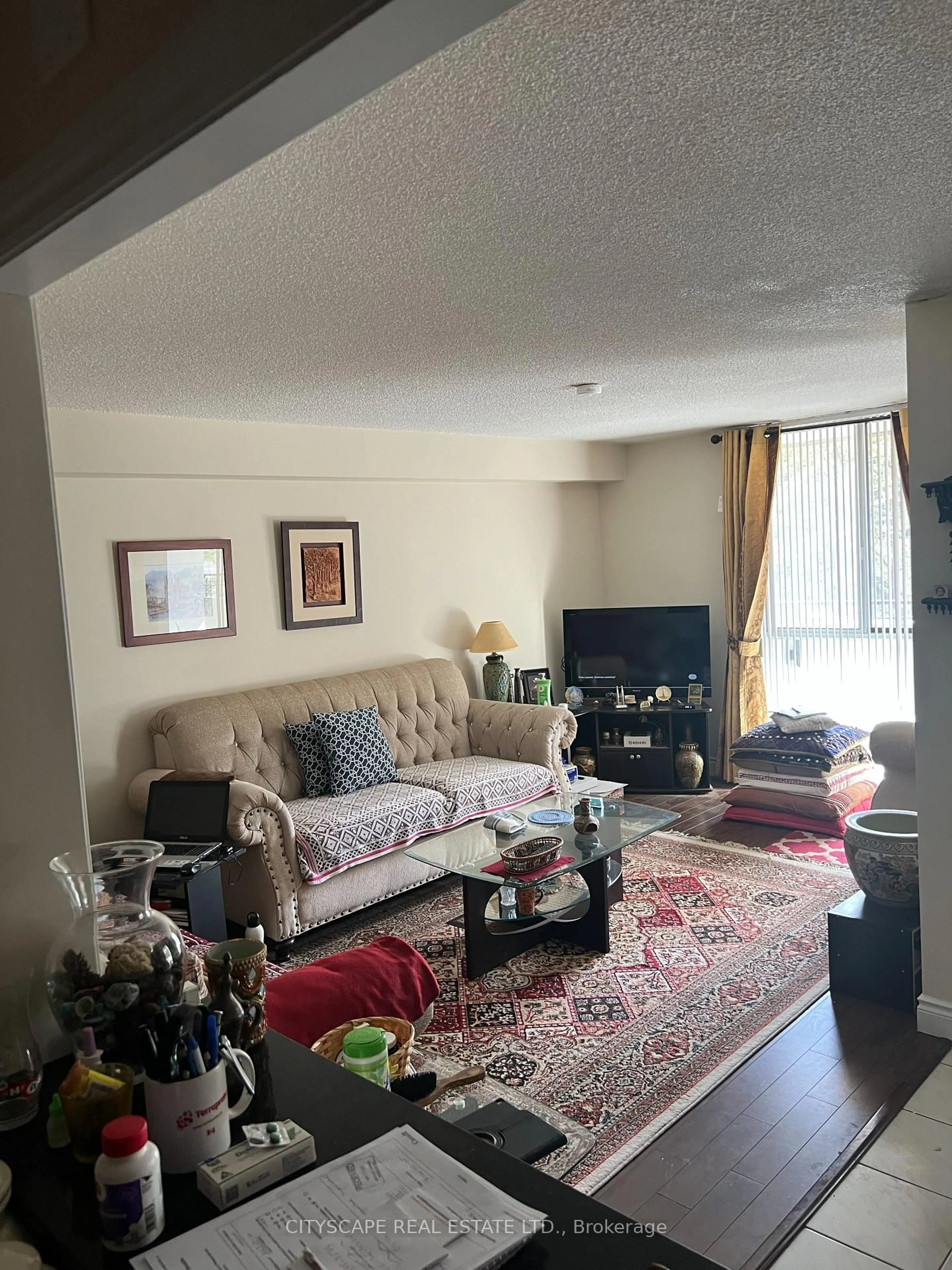 Living room with furniture, unknown for 1300 Mississauga Valley Blvd #208, Mississauga Ontario L5A 3S8