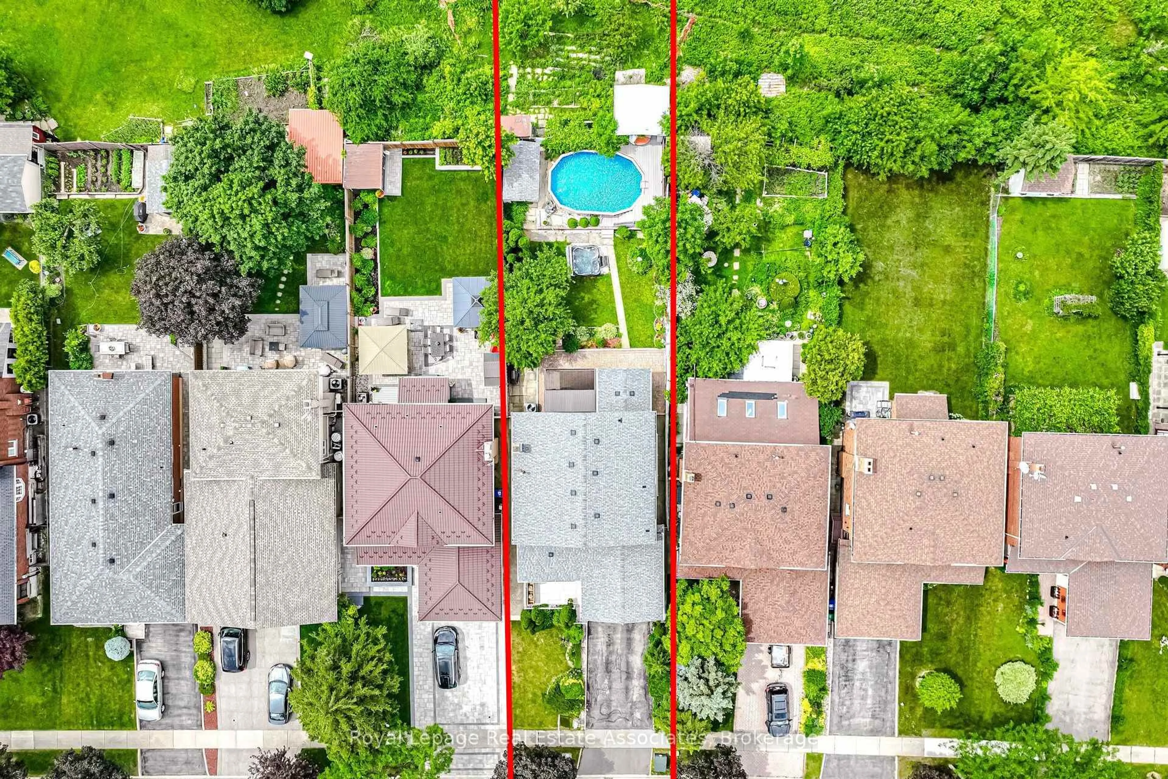 A pic from outside/outdoor area/front of a property/back of a property/a pic from drone, street for 1311 Underwood Dr, Mississauga Ontario L4W 3M9