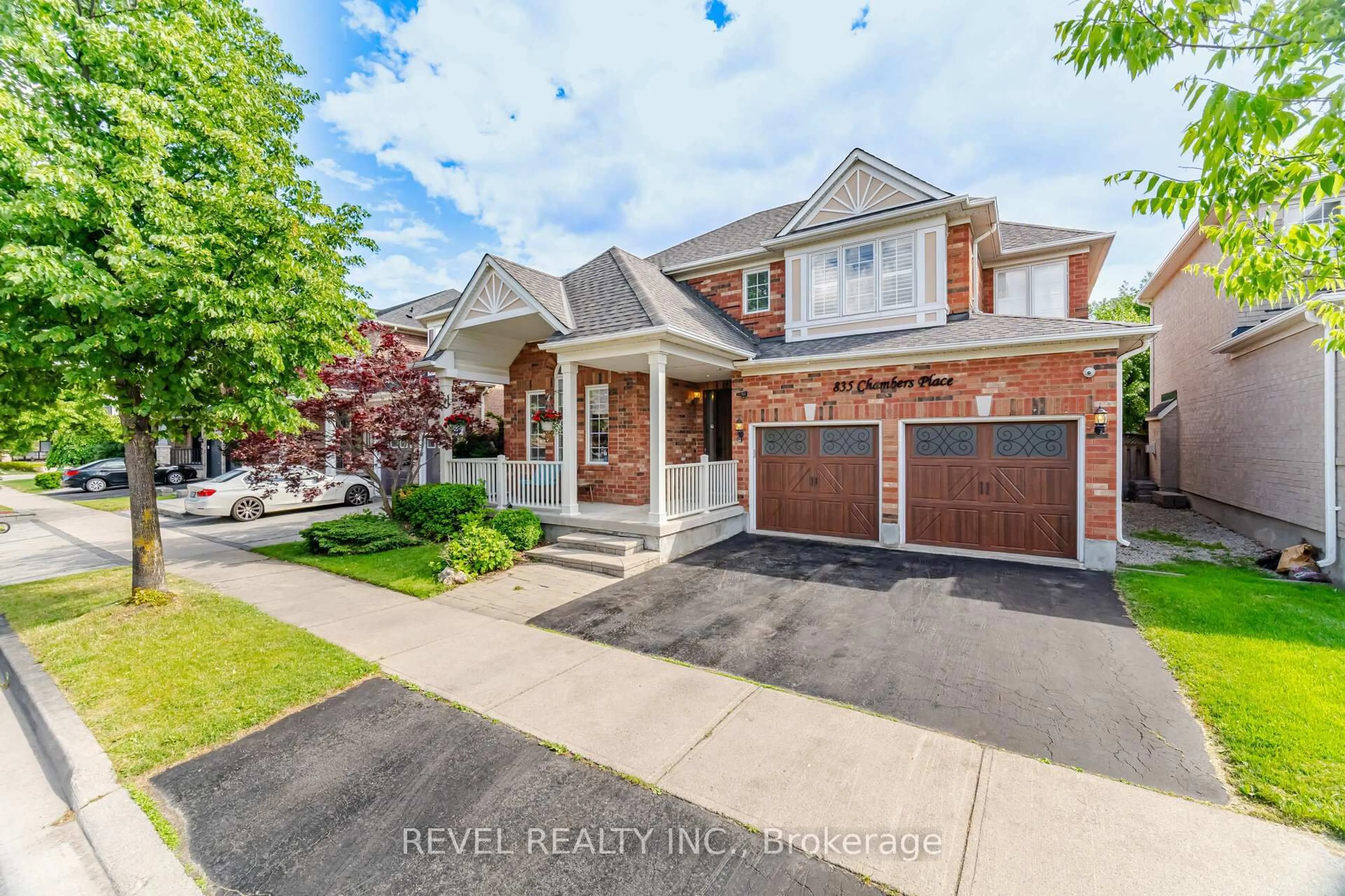 Home with brick exterior material, street for 835 Chambers Pl, Milton Ontario L9T 6A5