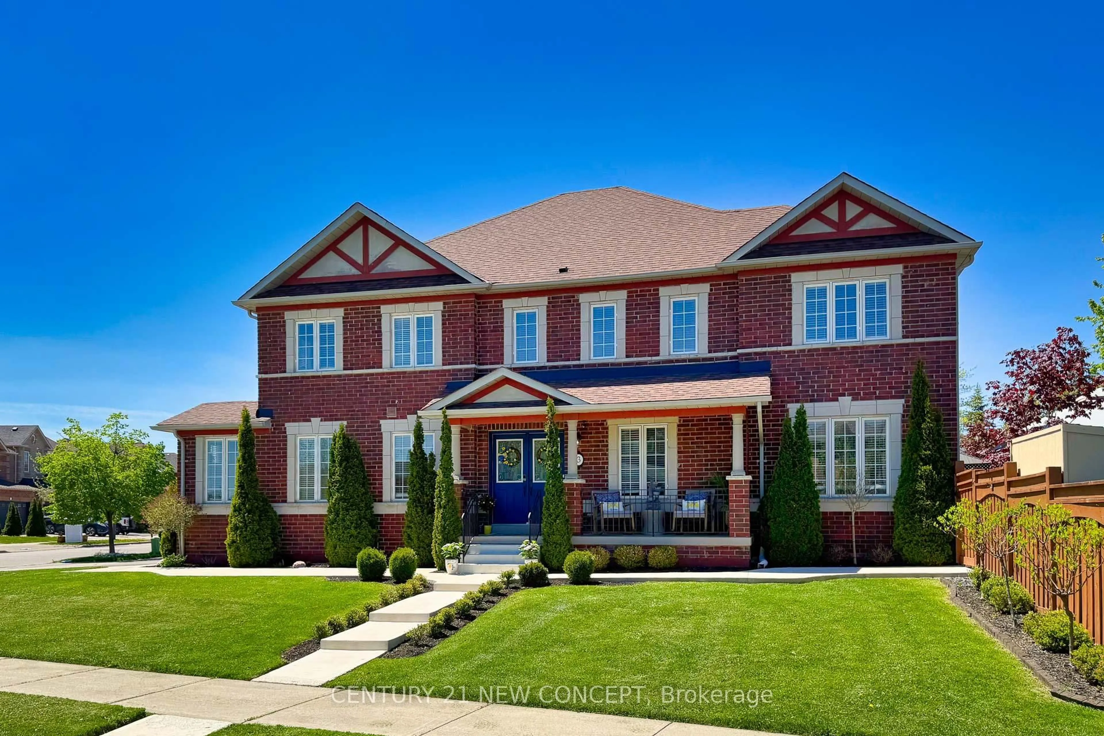 Home with brick exterior material, street for 3 Humbershed Cres, Caledon Ontario L7E 2X2
