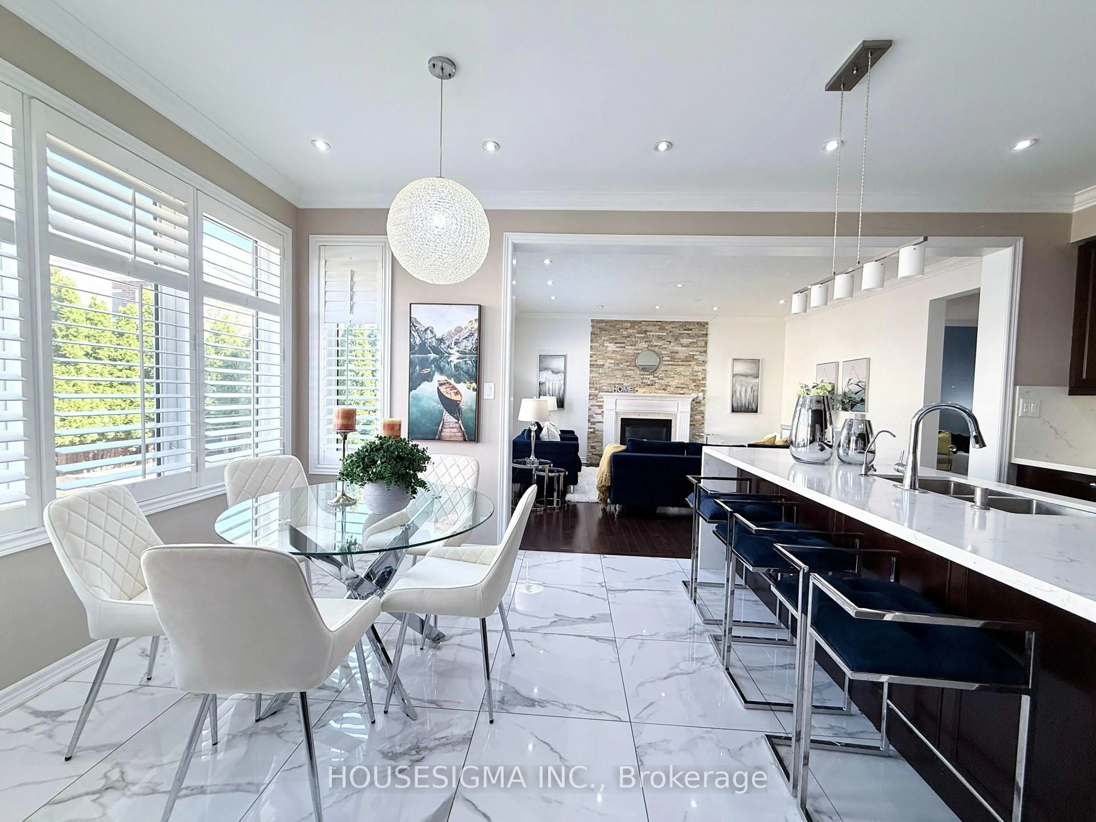 Contemporary kitchen, ceramic/tile floor for 50 Victoriaville Rd, Brampton Ontario L6X 5J4