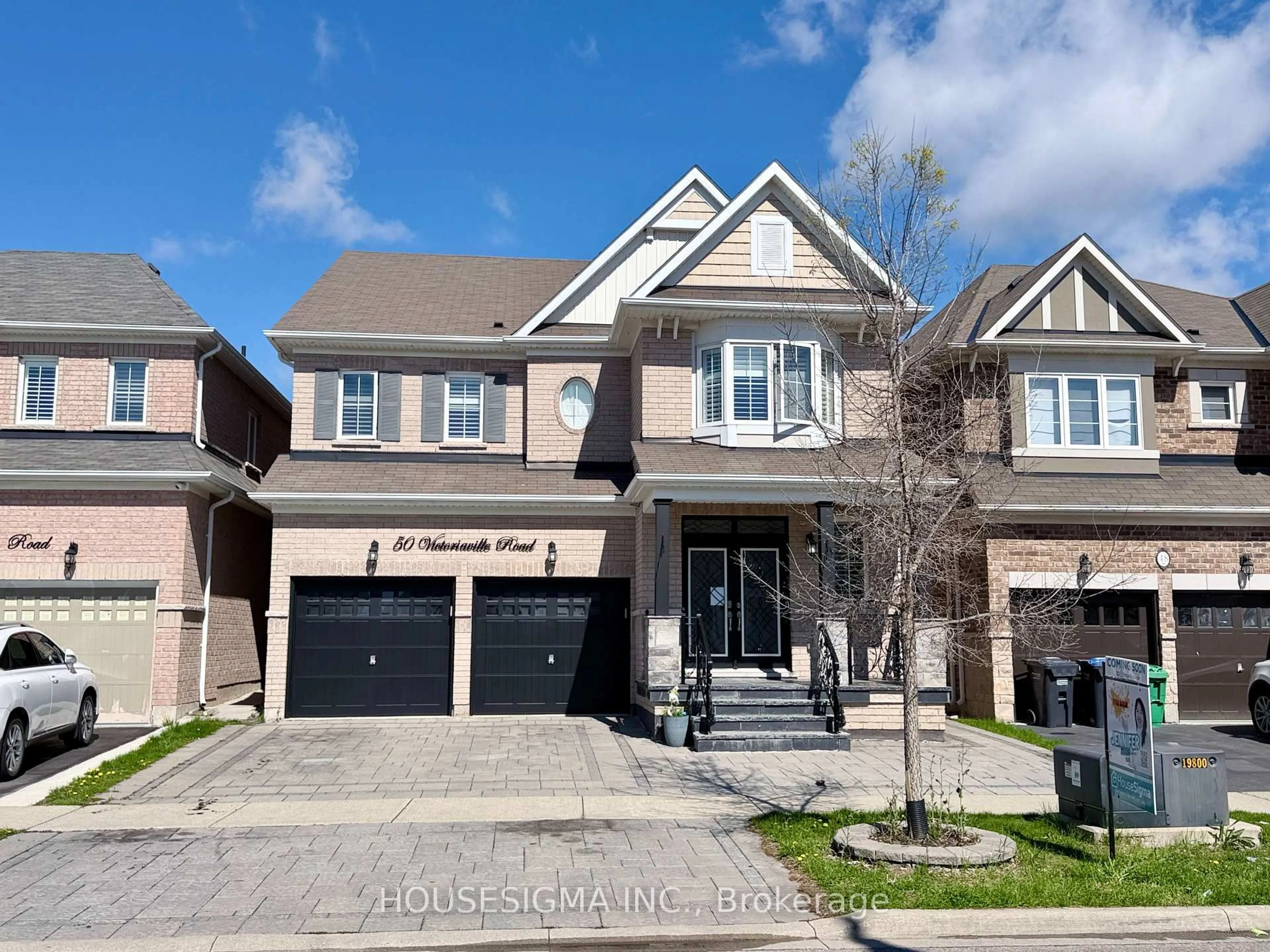 Home with brick exterior material, street for 50 Victoriaville Rd, Brampton Ontario L6X 5J4