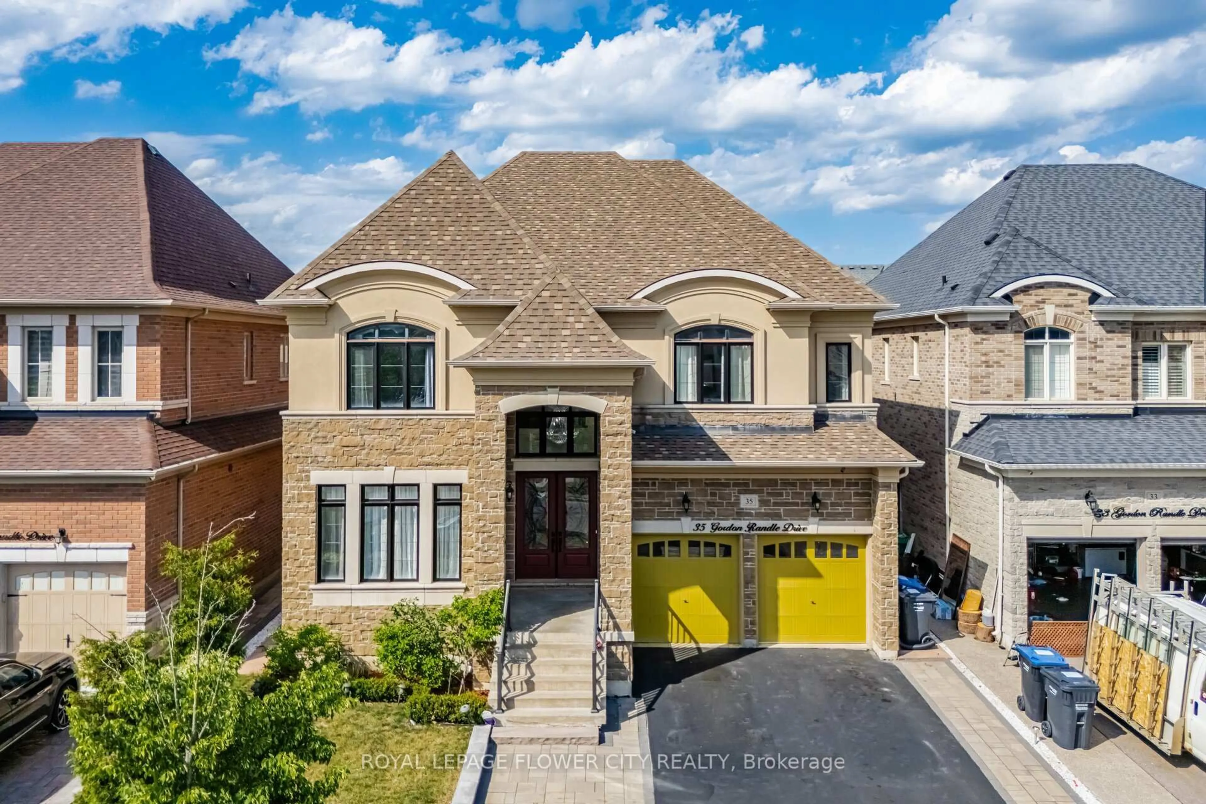 Home with brick exterior material, street for 35 Gordon Randle Dr, Brampton Ontario L6P 4G8