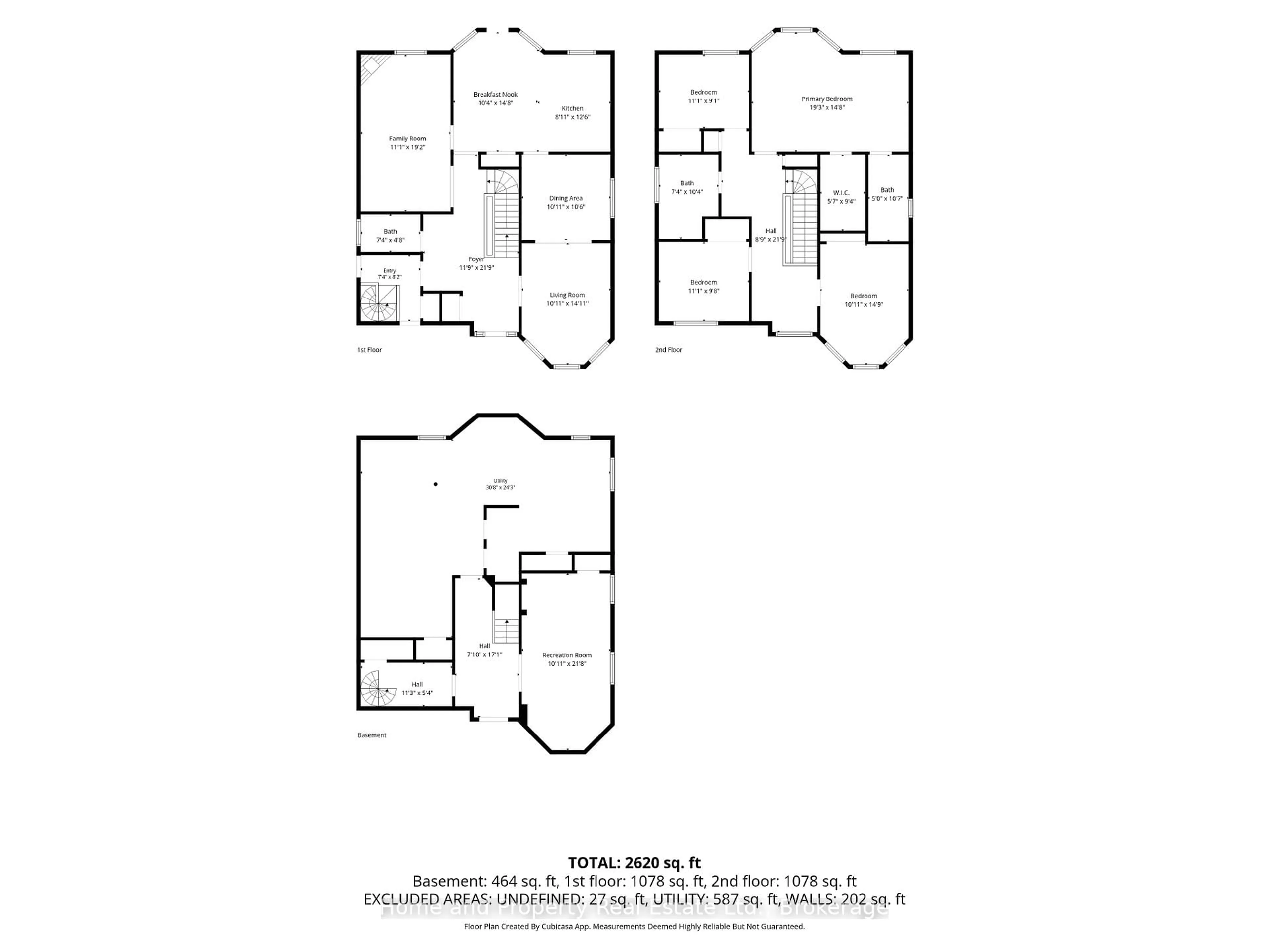 Floor plan for 2560 Rugby Rd, Mississauga Ontario L5B 1T2