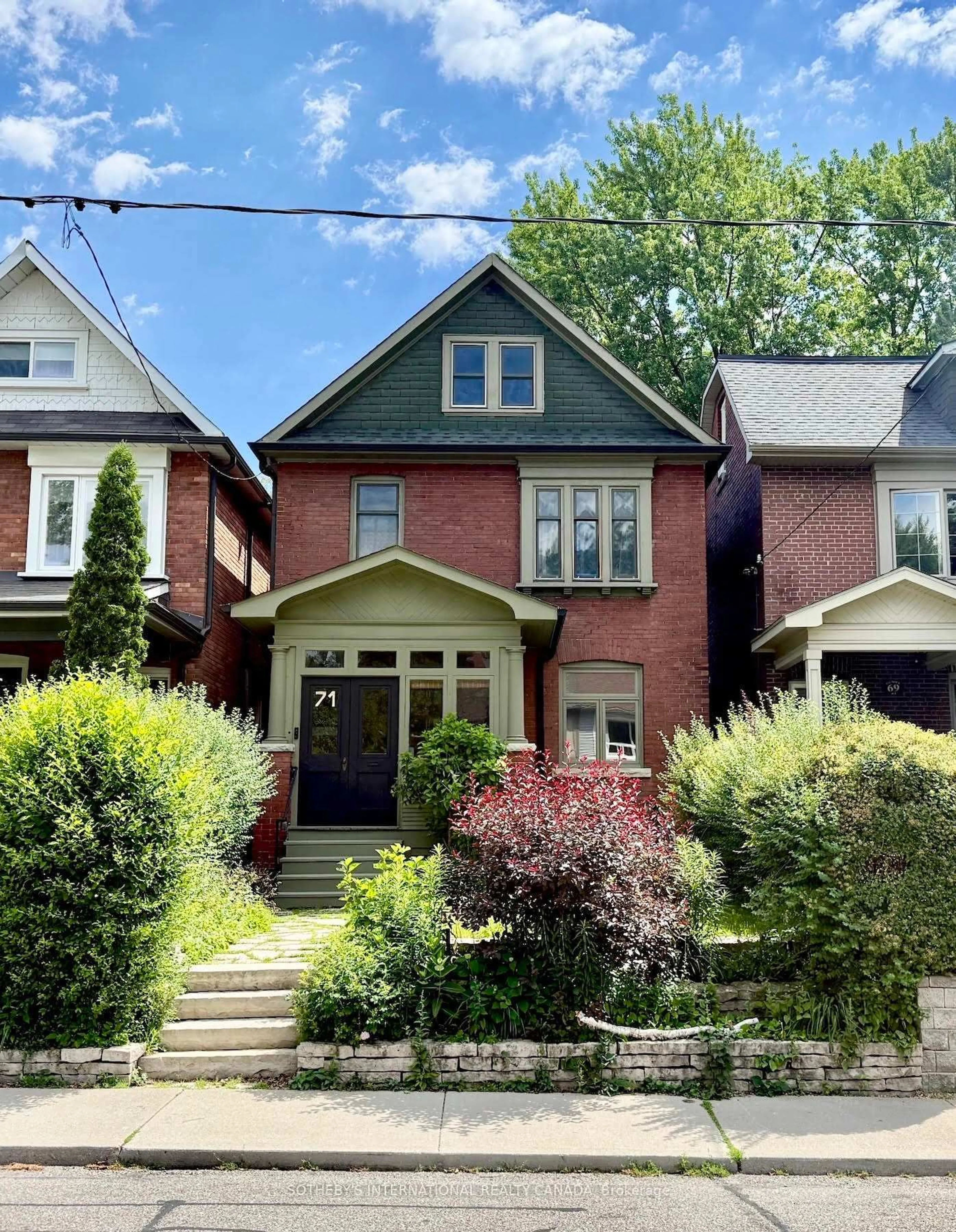 Home with brick exterior material, street for 71 Gilmour Ave, Toronto Ontario M6P 3A8