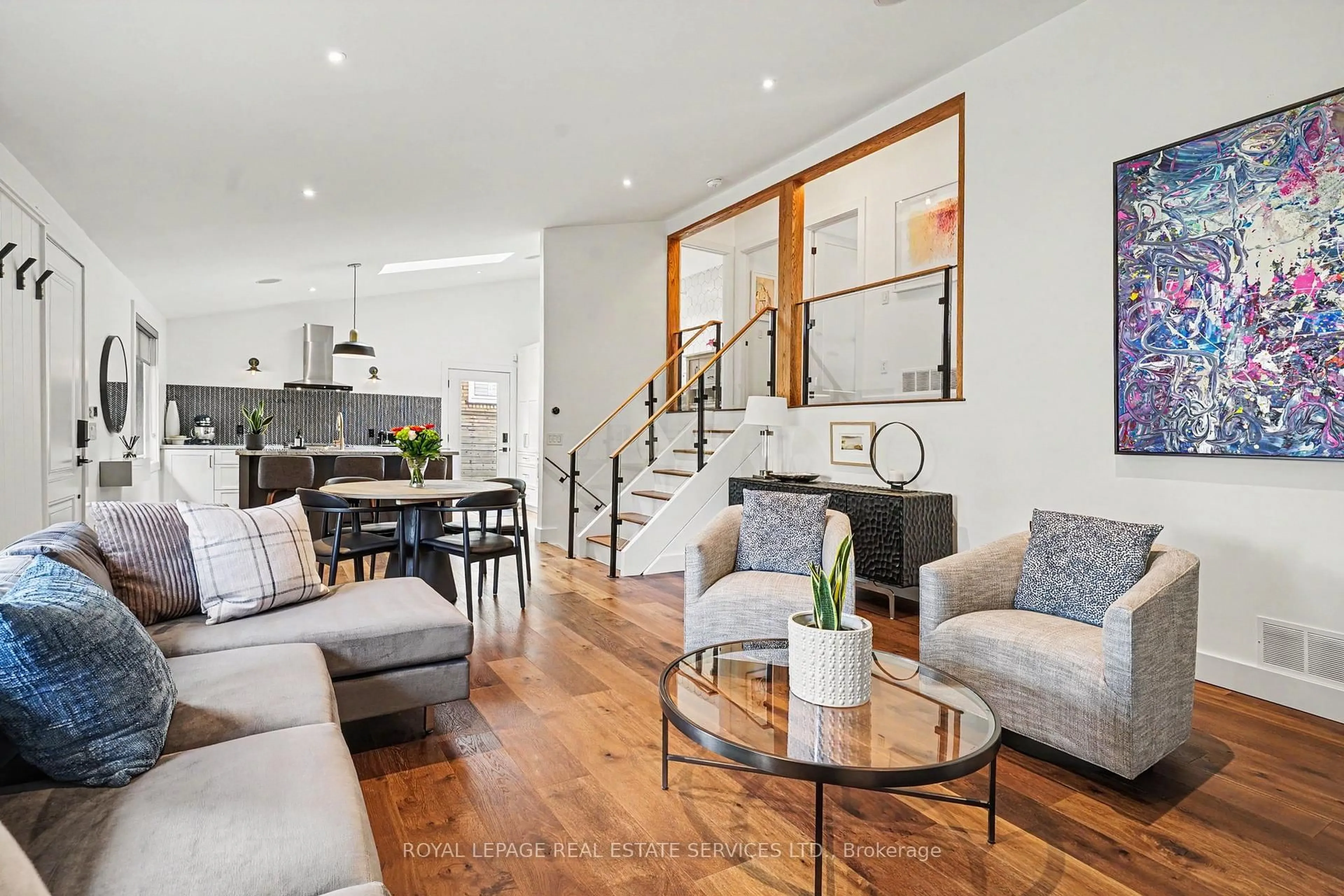 Living room with furniture, unknown for 25 Brougham Cres, Toronto Ontario M9R 1J3