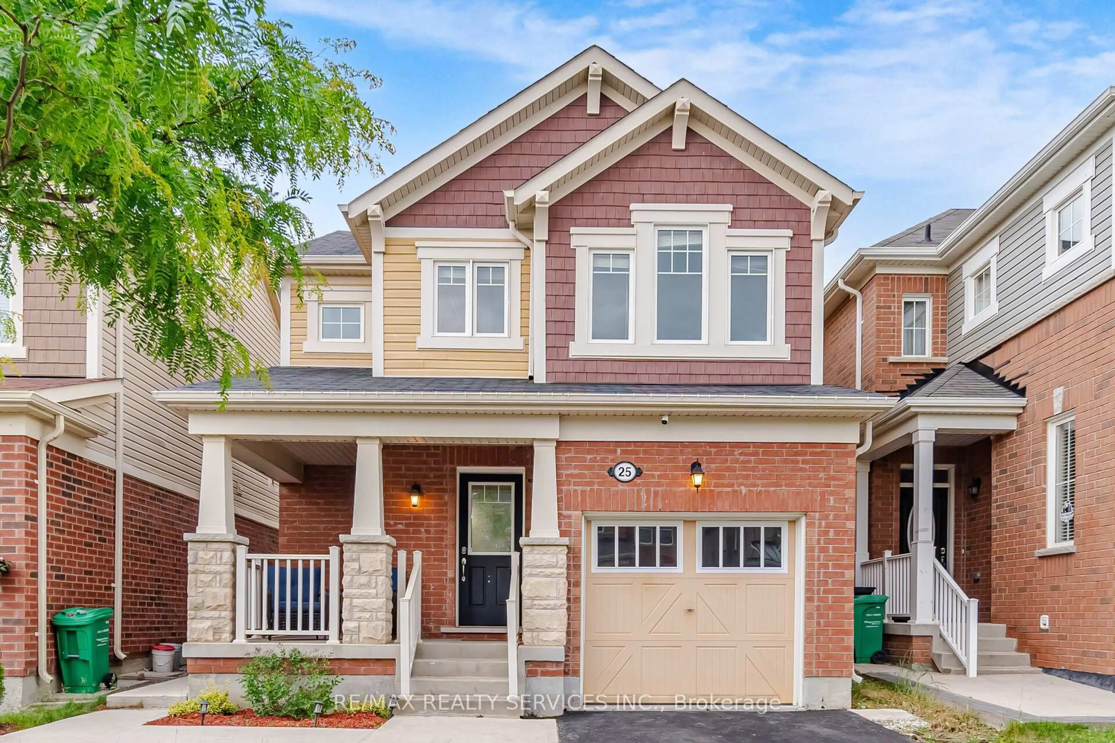 Home with brick exterior material, street for 25 BANNISTER Cres, Brampton Ontario L7A 4H2