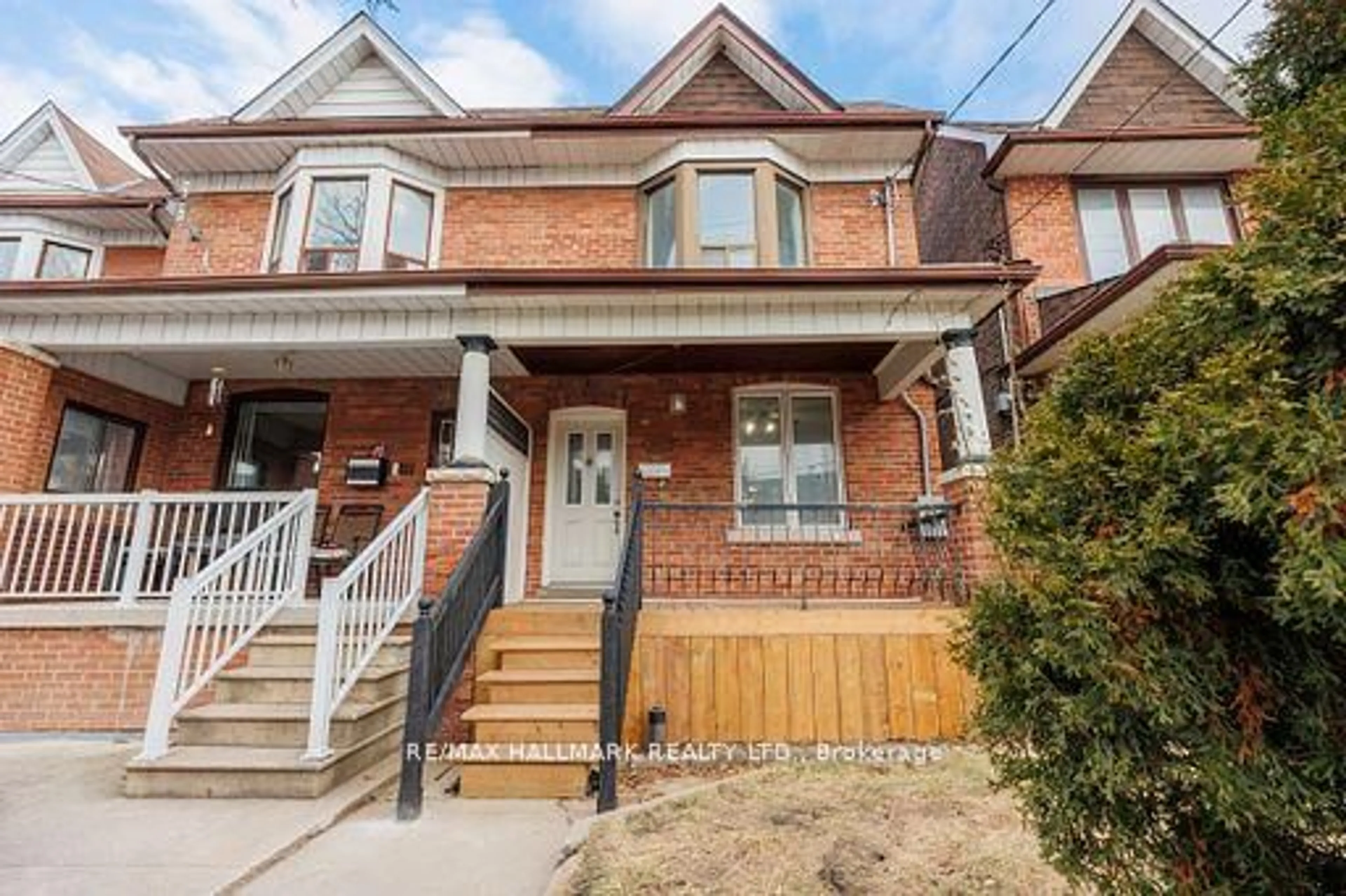 Home with brick exterior material, street for 185 Laughton Ave, Toronto Ontario M6N 2X6