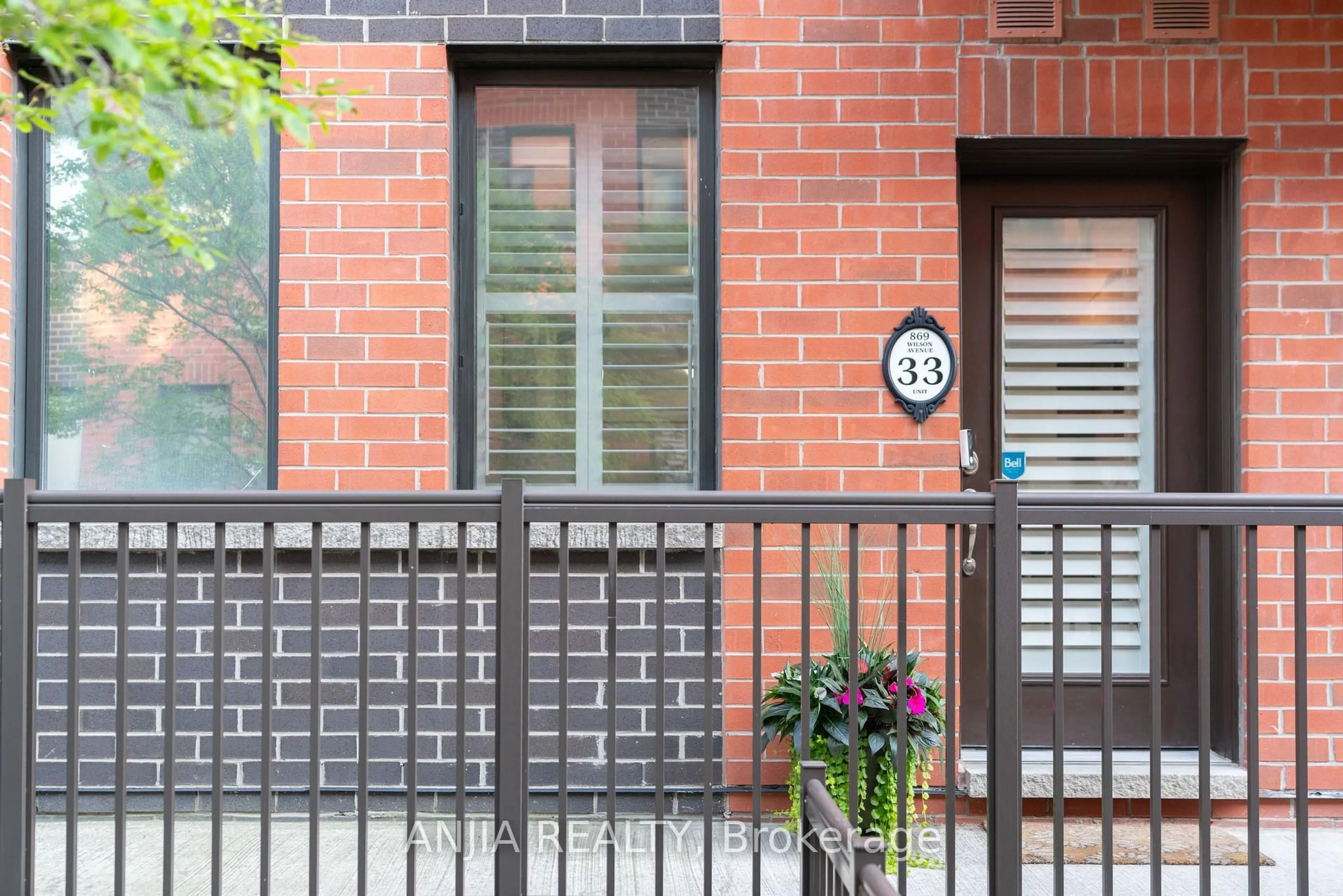 Home with brick exterior material, street for 869 Wilson Ave #33, Toronto Ontario M3K 0A4