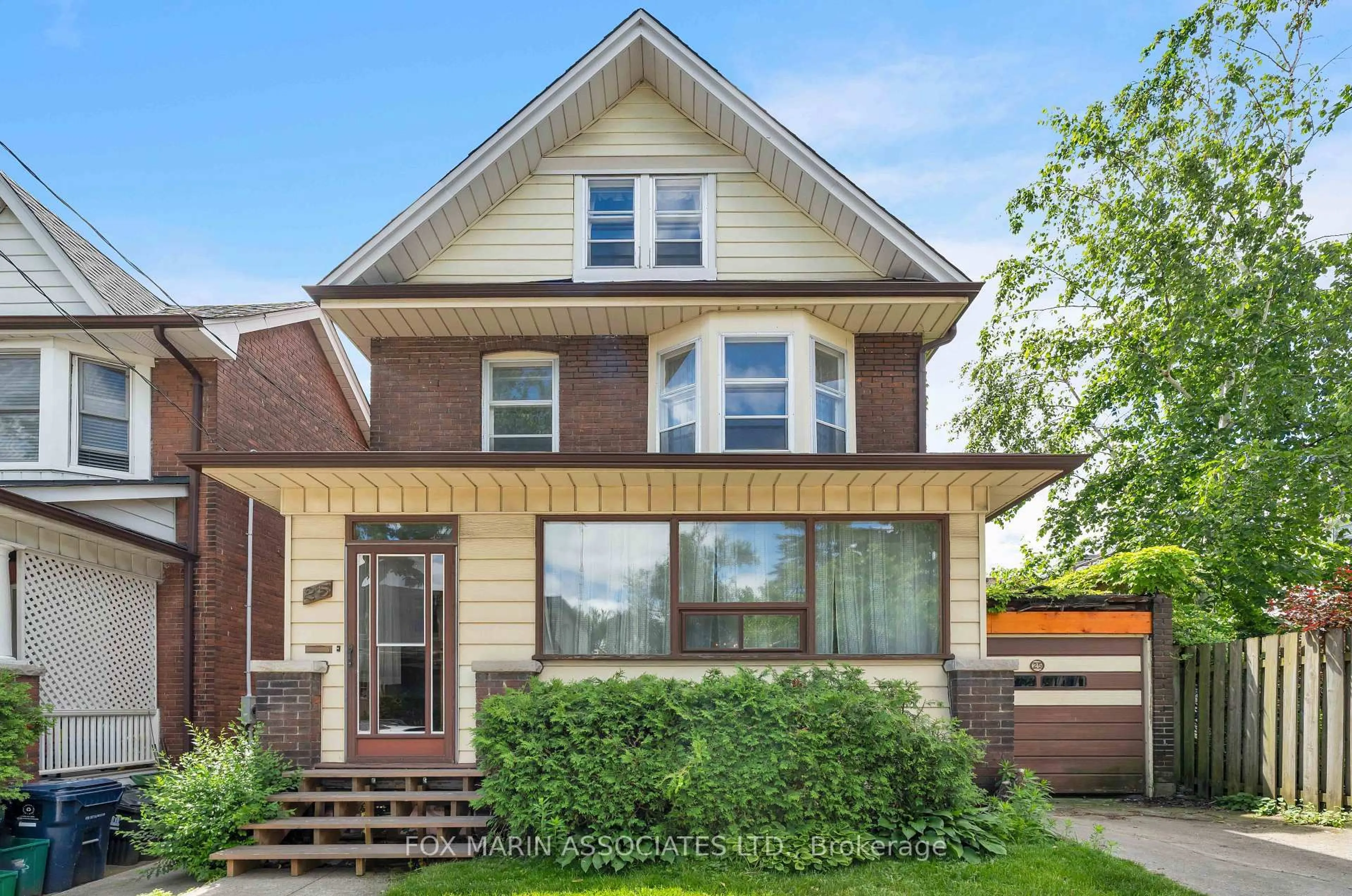 Home with brick exterior material, street for 25 Wanda Rd, Toronto Ontario M6P 1C4