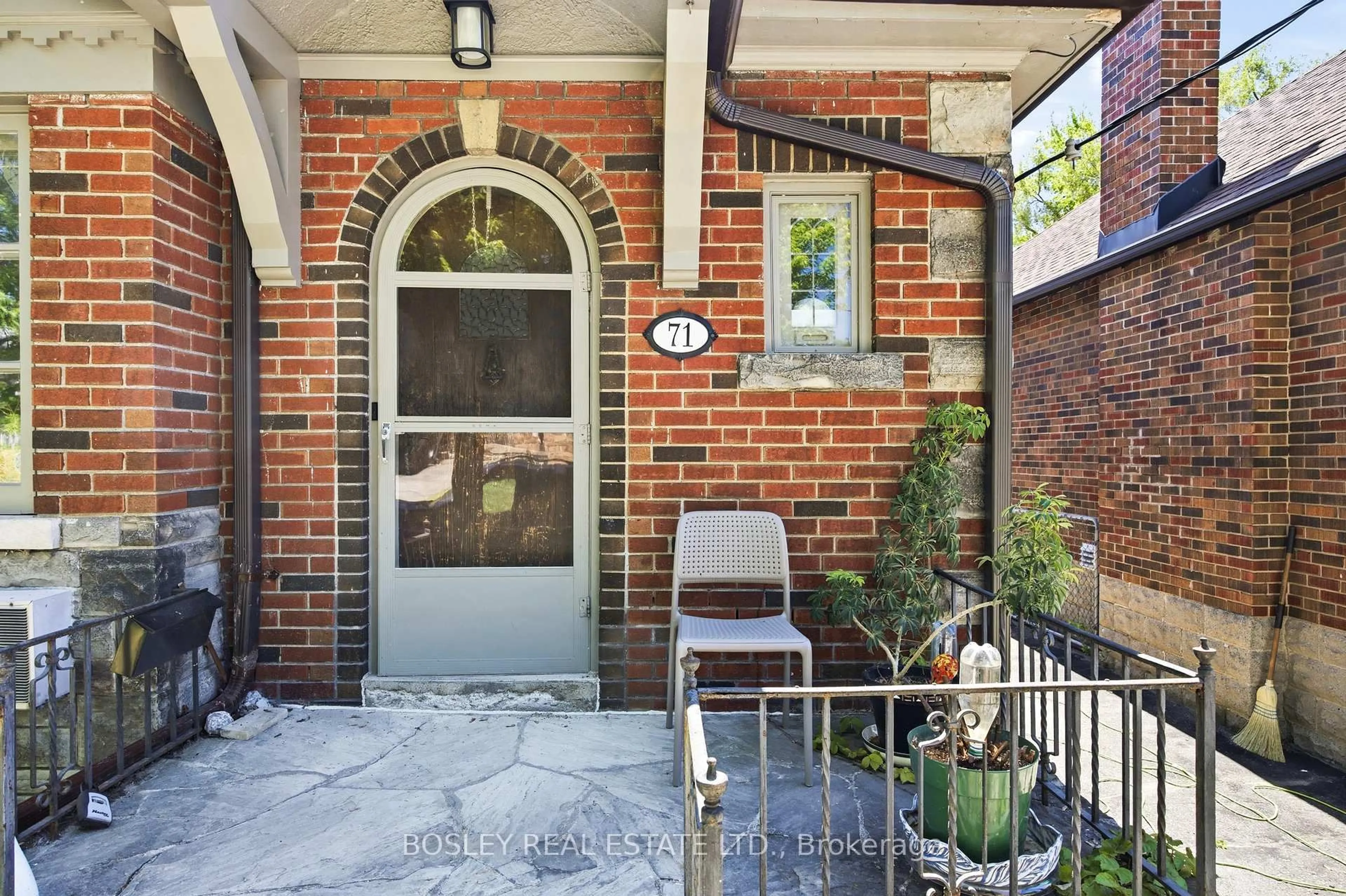Home with brick exterior material, street for 71 Delemere Ave, Toronto Ontario M6N 1Z8