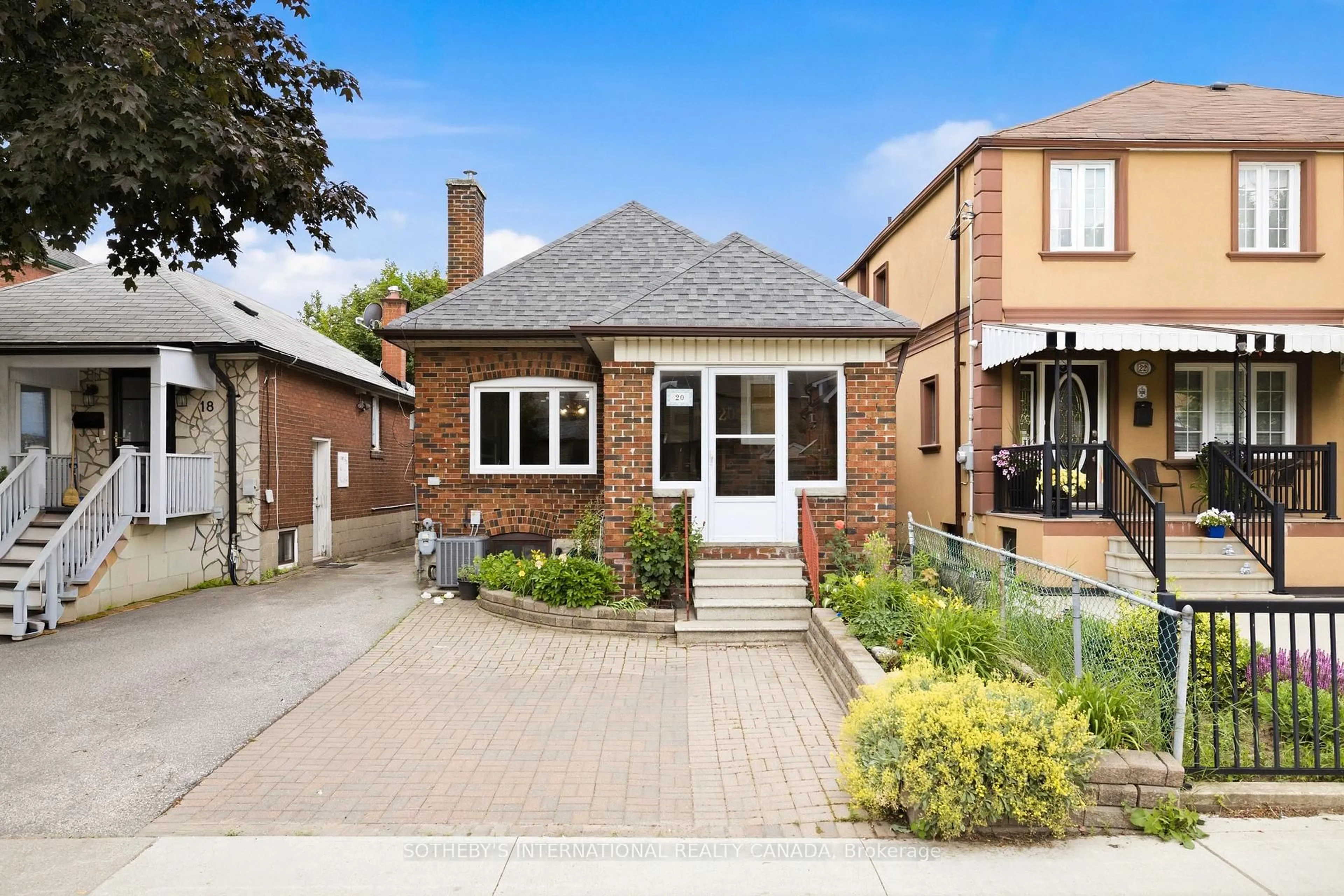 Home with brick exterior material, street for 20 Bicknell Ave, Toronto Ontario M6M 4G3