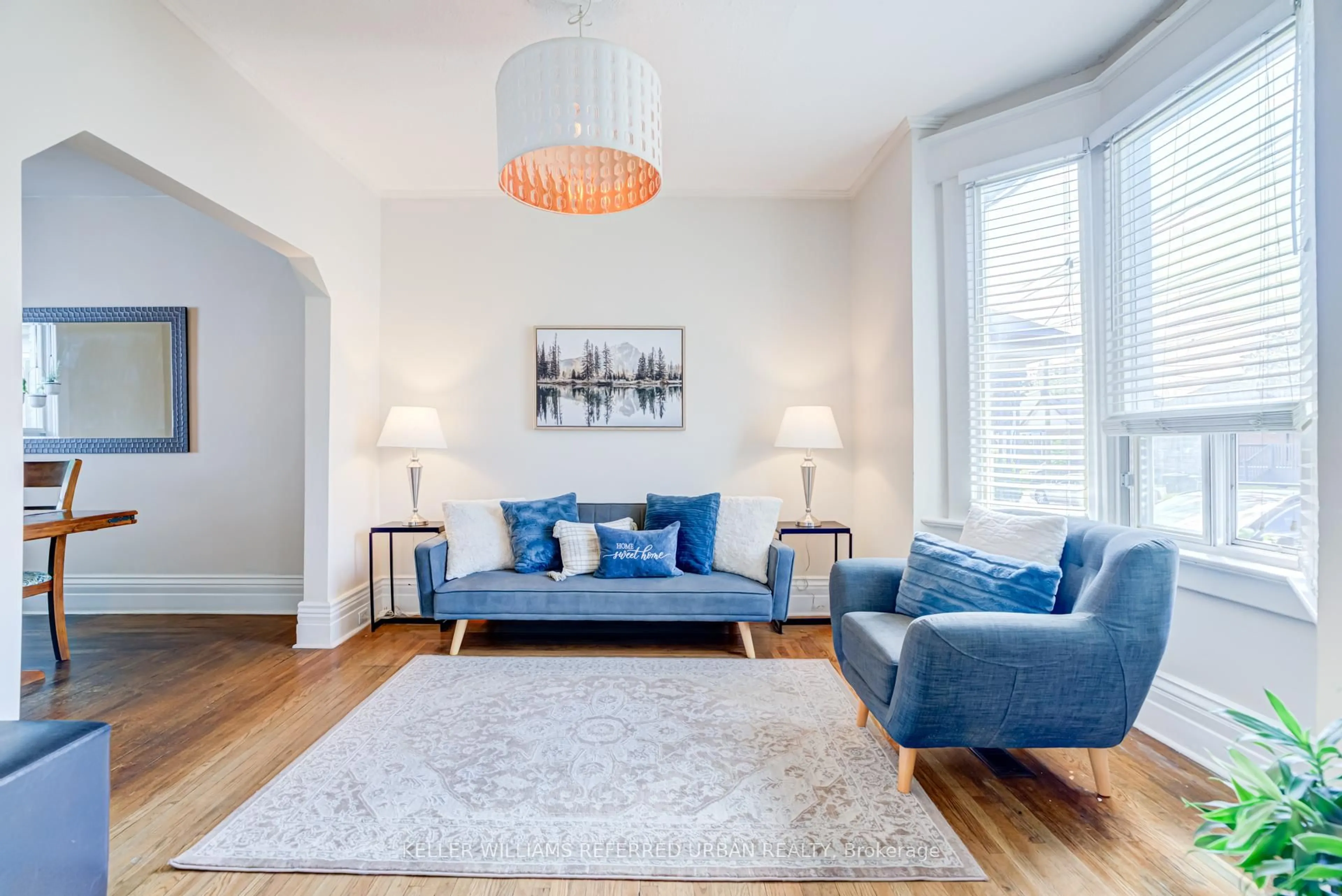 Living room with furniture, unknown for 26 Rutherford Ave, Toronto Ontario M6M 2C6