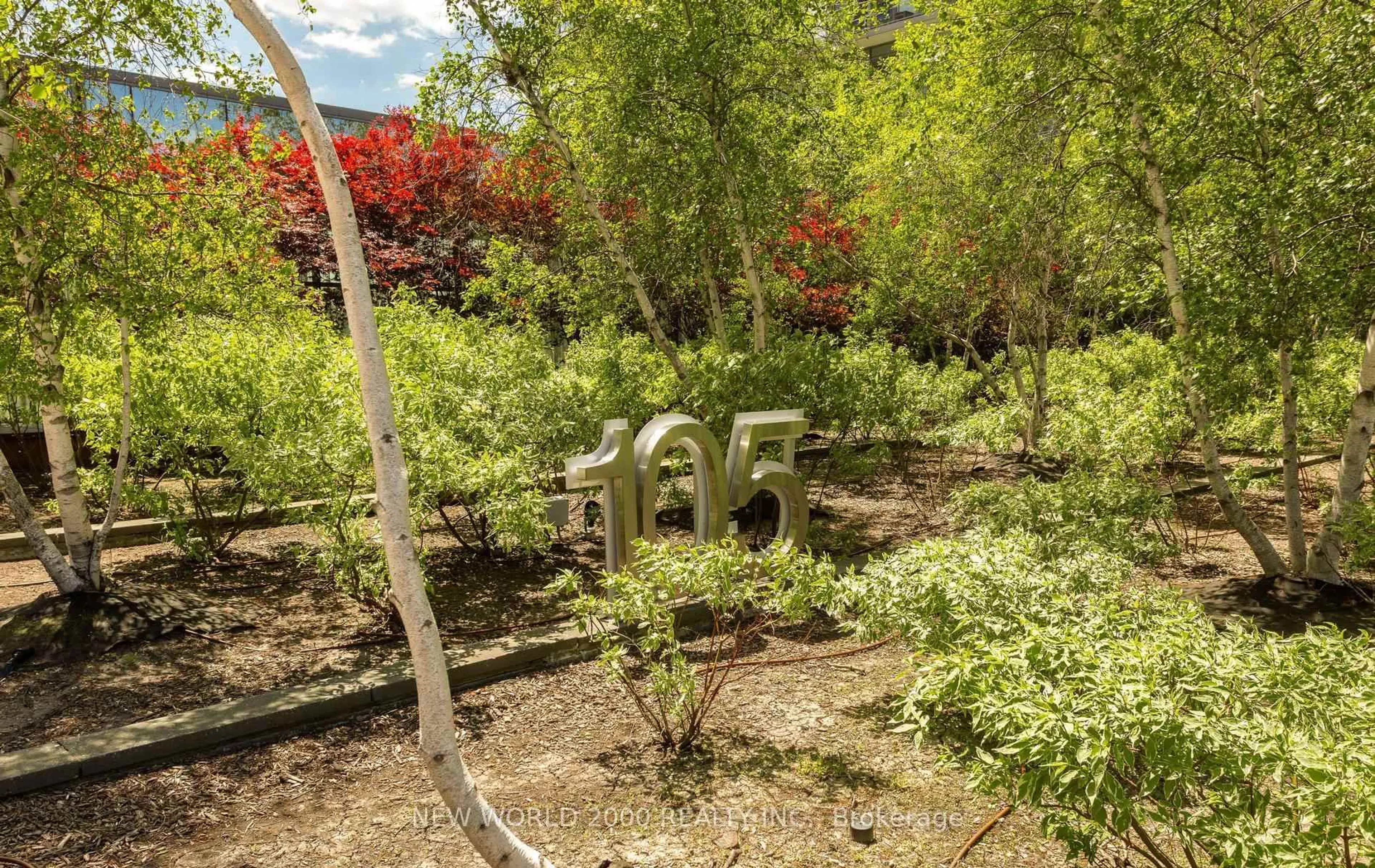 Patio, forest/trees view for 105 The Queens Way #1902, Toronto Ontario M6S 5B5