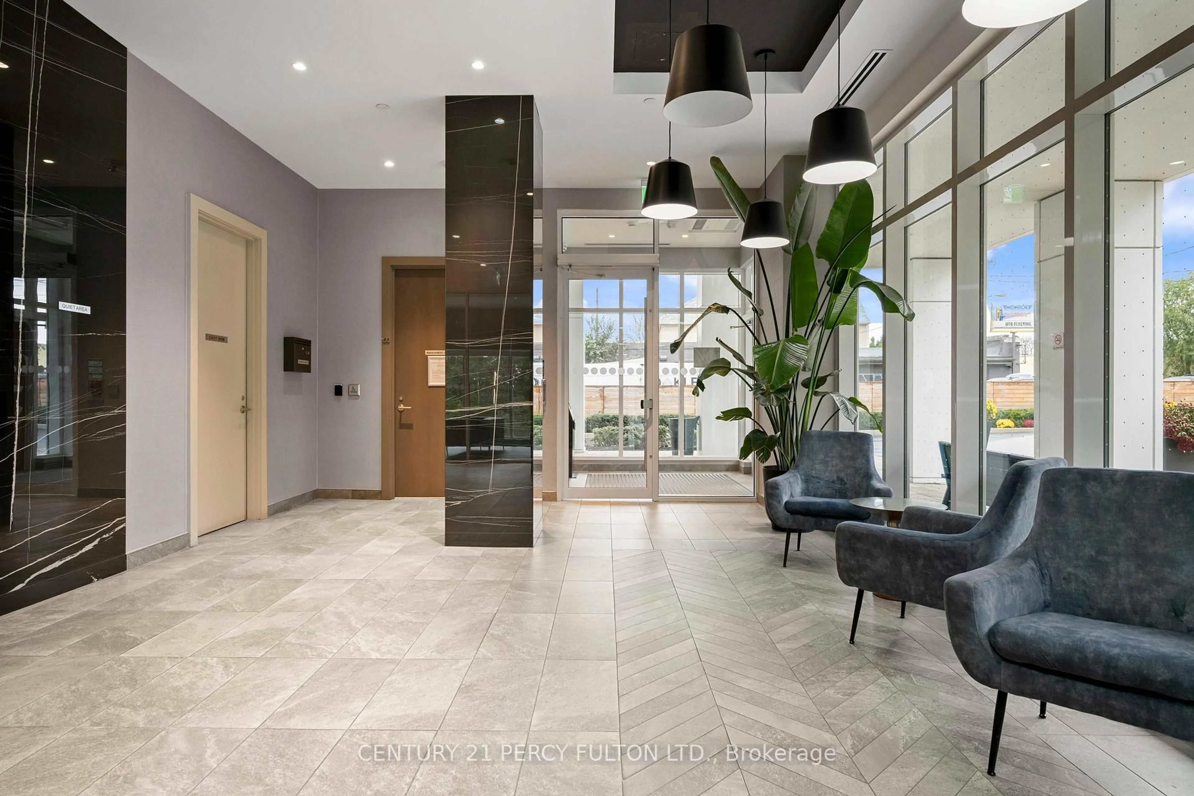 Indoor foyer for 10 Wilby Cres #1704, Toronto Ontario M9N 1E5