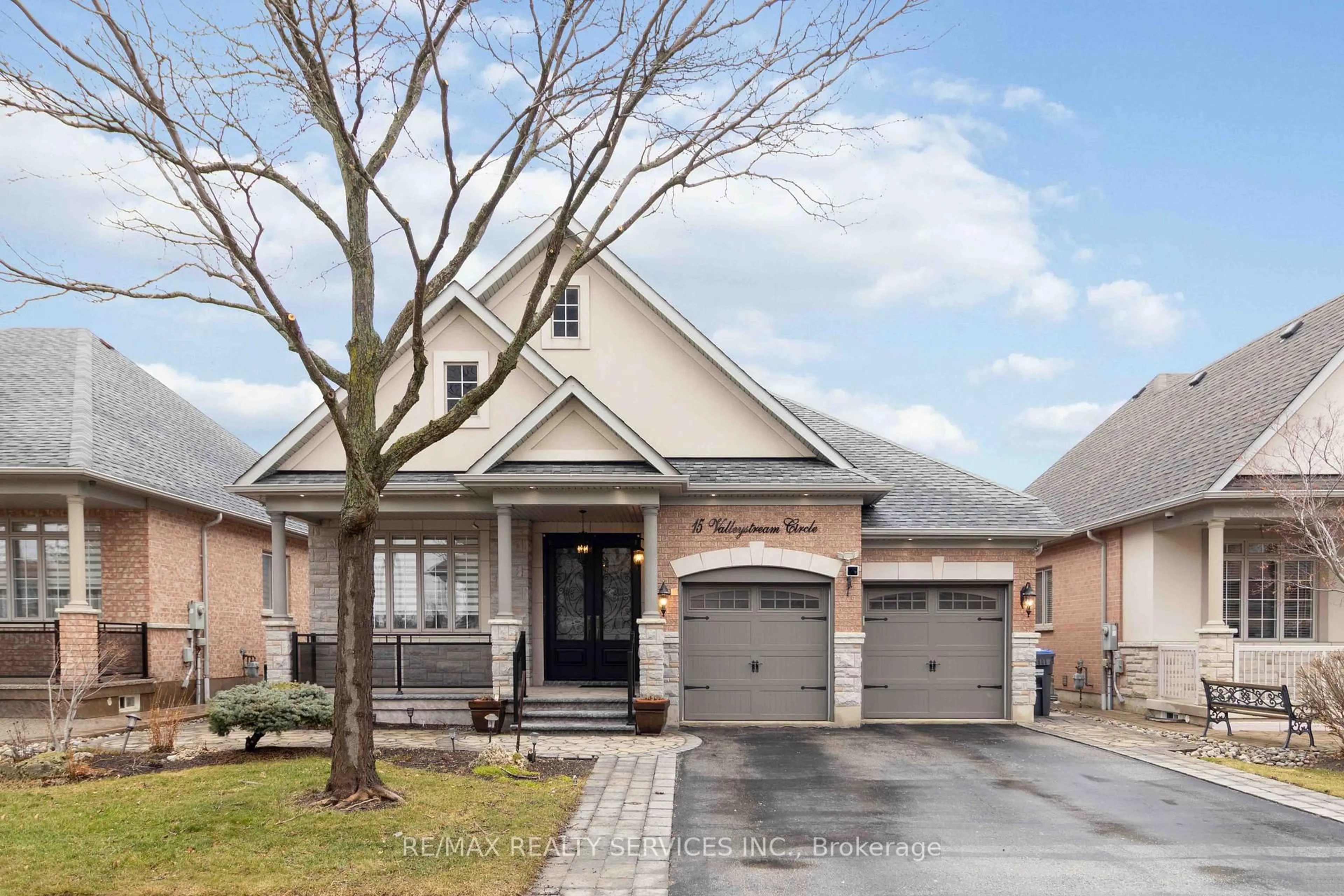 Home with brick exterior material, street for 15 Valleystream Circ, Brampton Ontario L6P 2E2