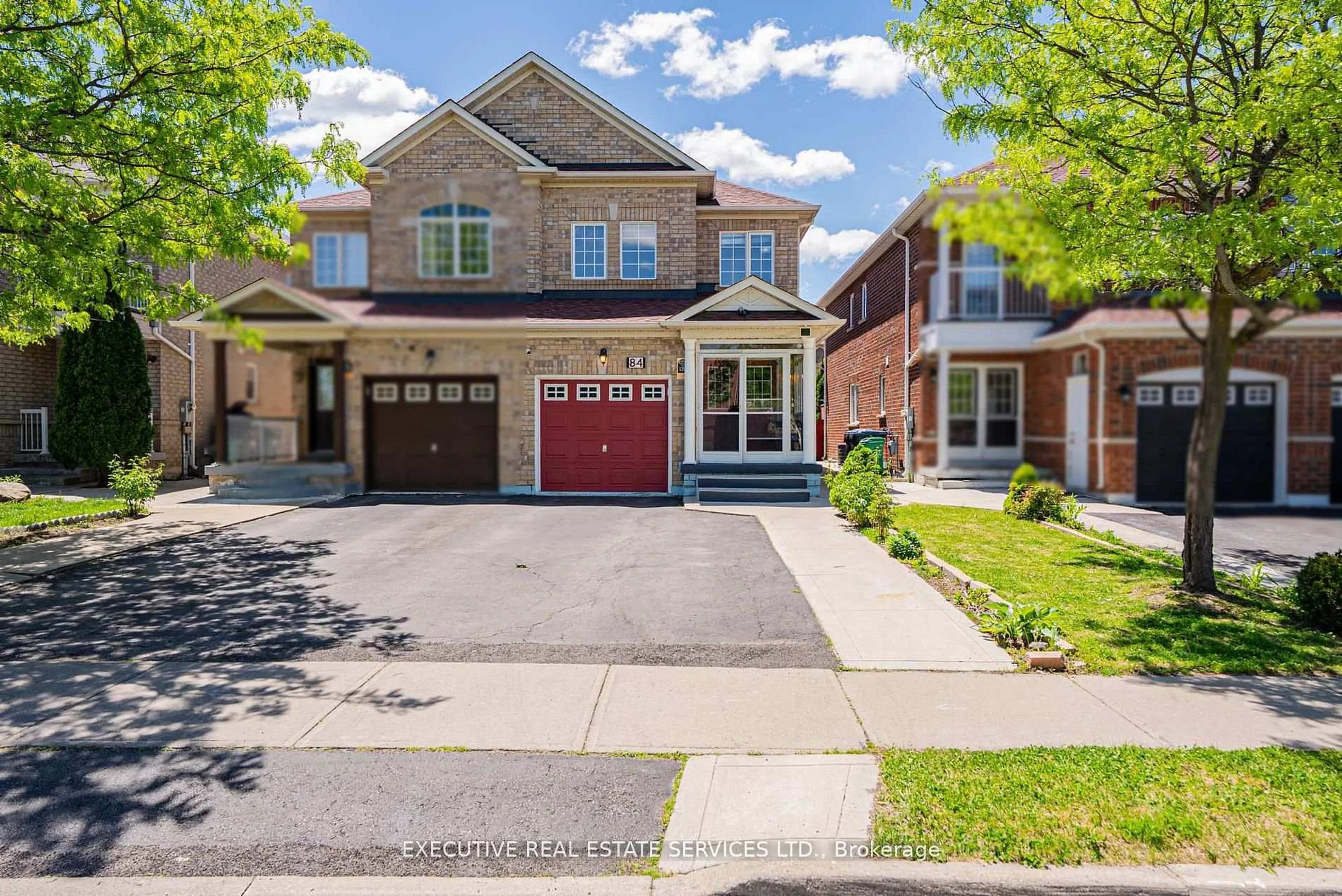 Home with brick exterior material, street for 84 Dewridge Crt, Brampton Ontario L6R 3C1