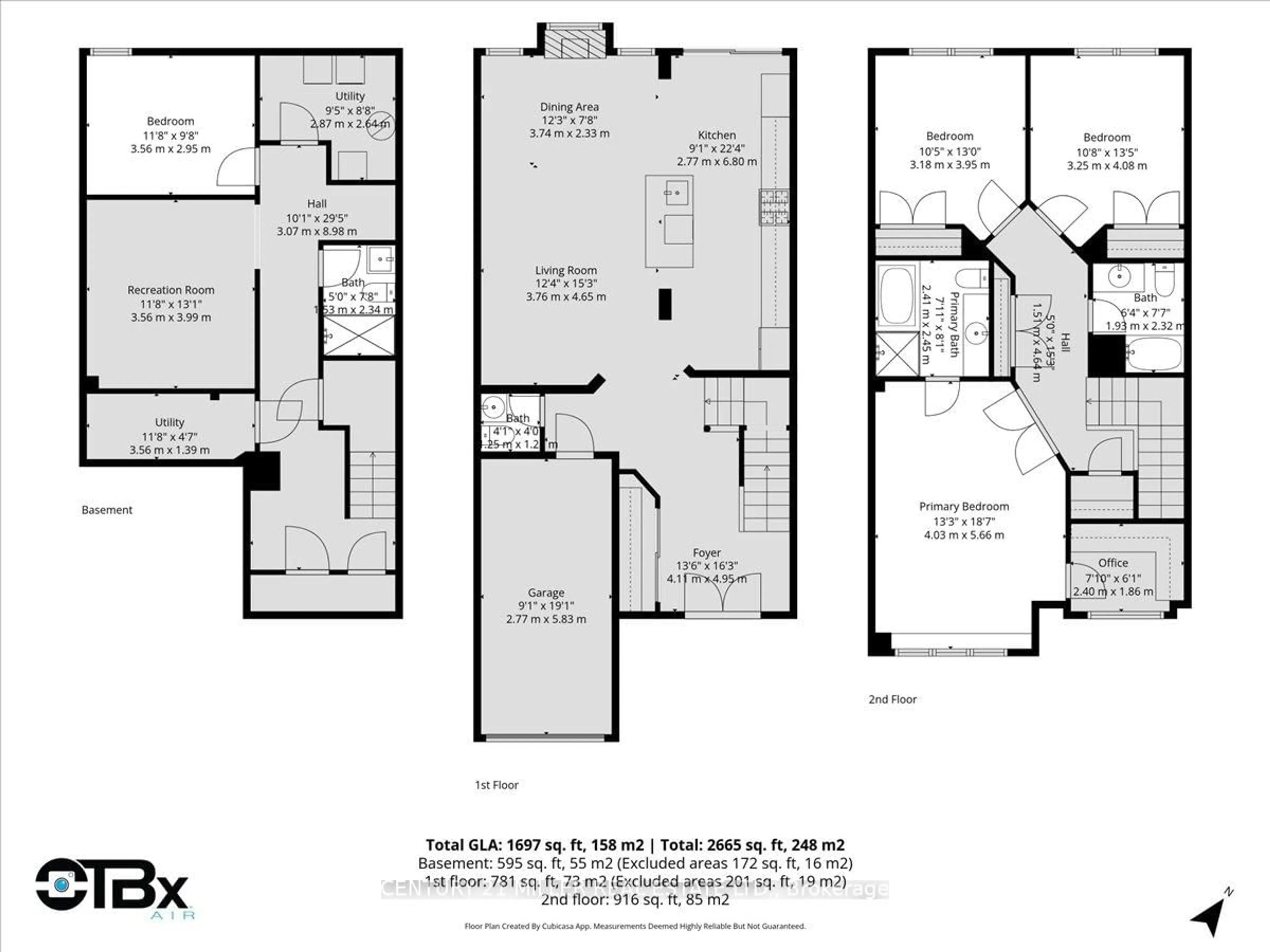 Floor plan for 2019 Trawden Way #57, Oakville Ontario L6M 0M2