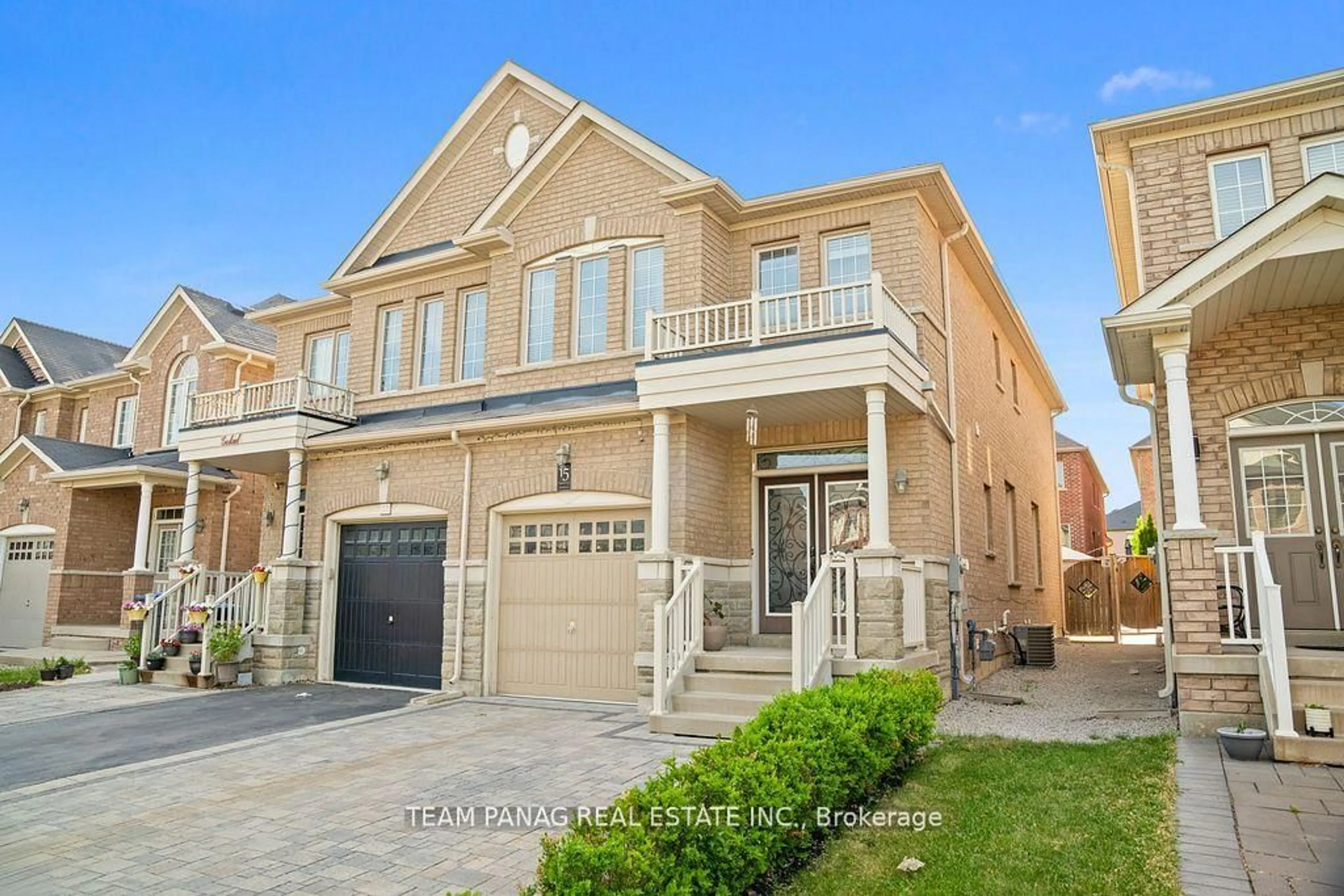 Home with brick exterior material, street for 15 Vanderpool Cres, Brampton Ontario L6P 3W9