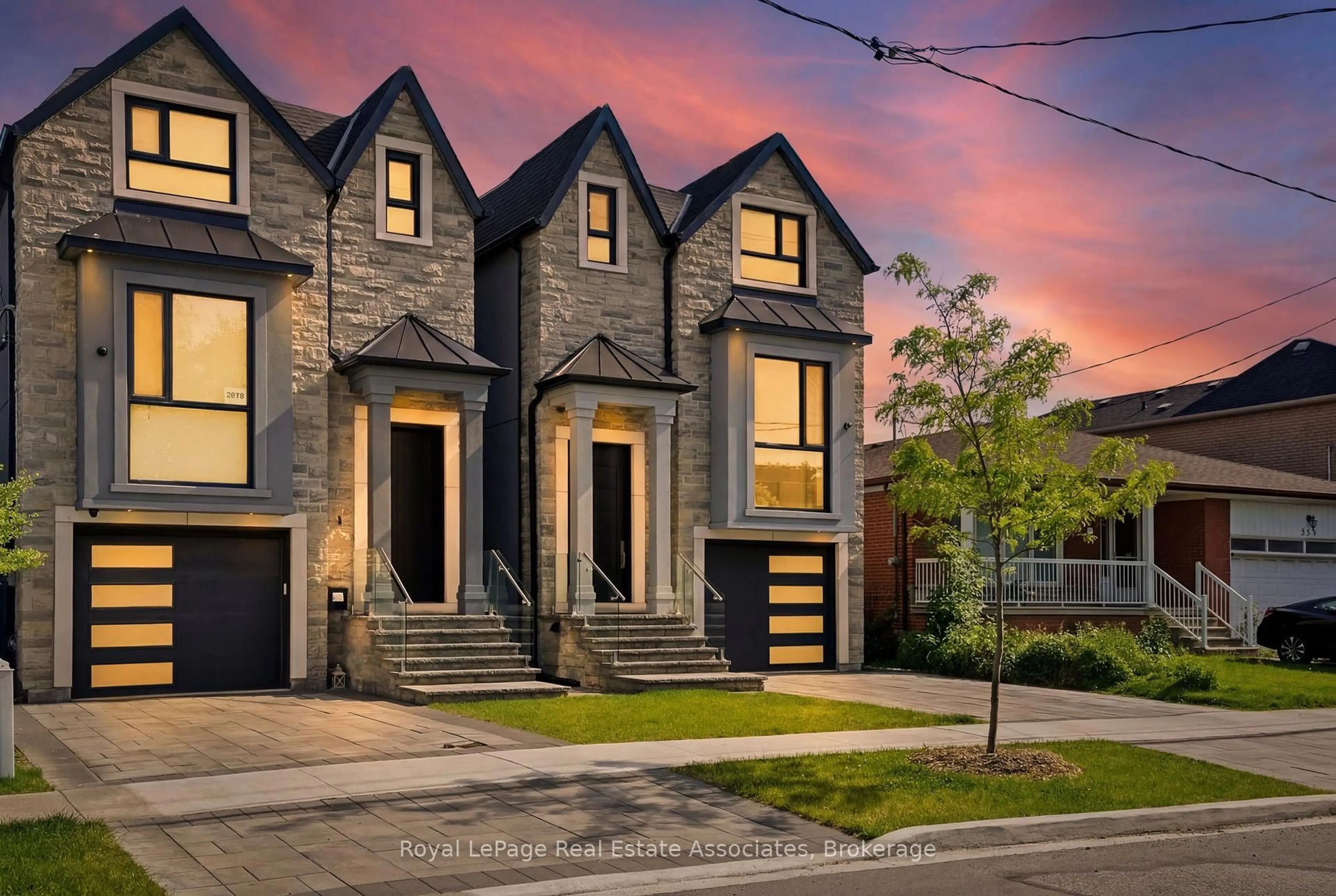 Home with brick exterior material, street for 357B Melrose St, Toronto Ontario M8Z 1G9