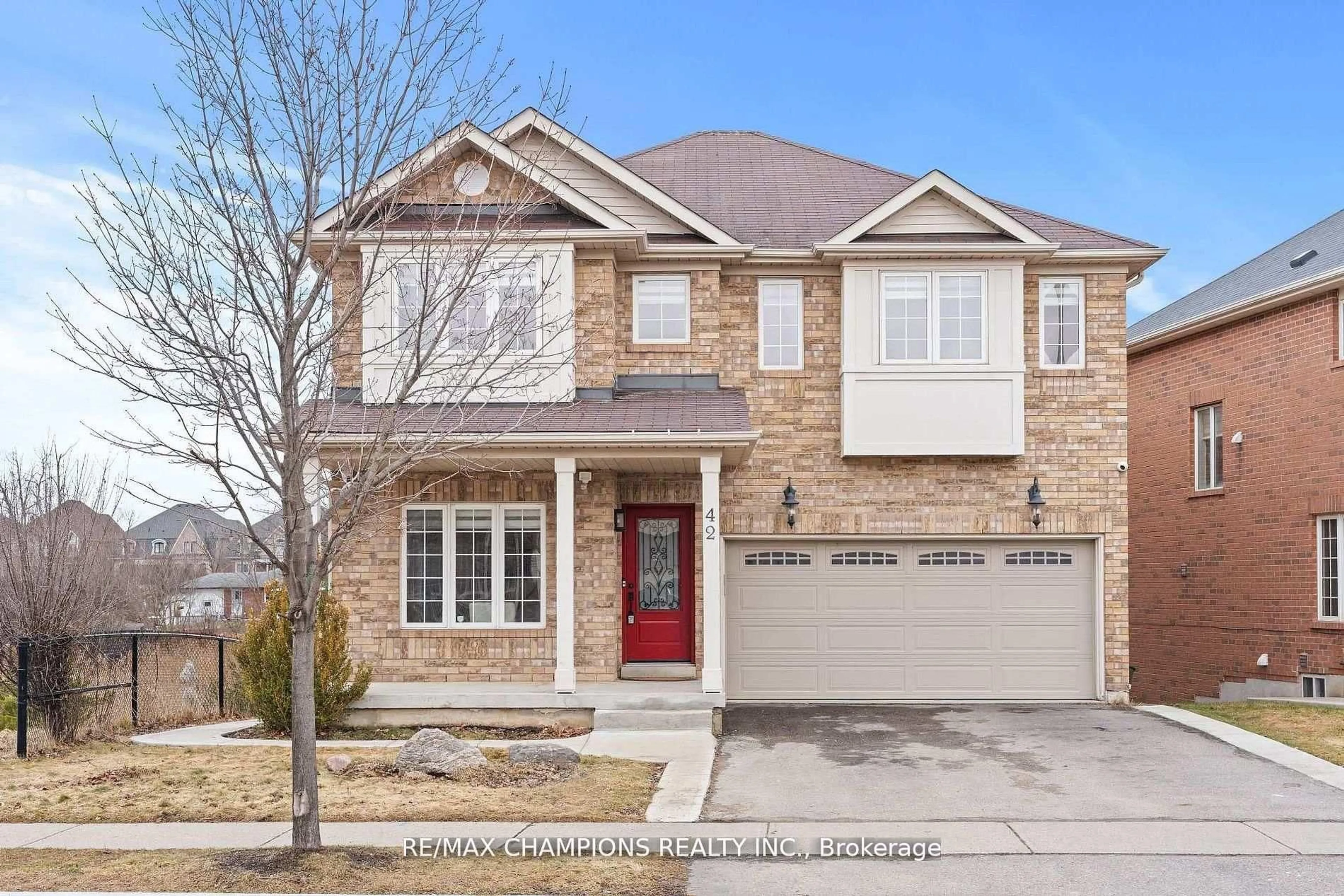 Home with brick exterior material, street for 42 Abbotsbury Dr, Brampton Ontario L6X 0S3
