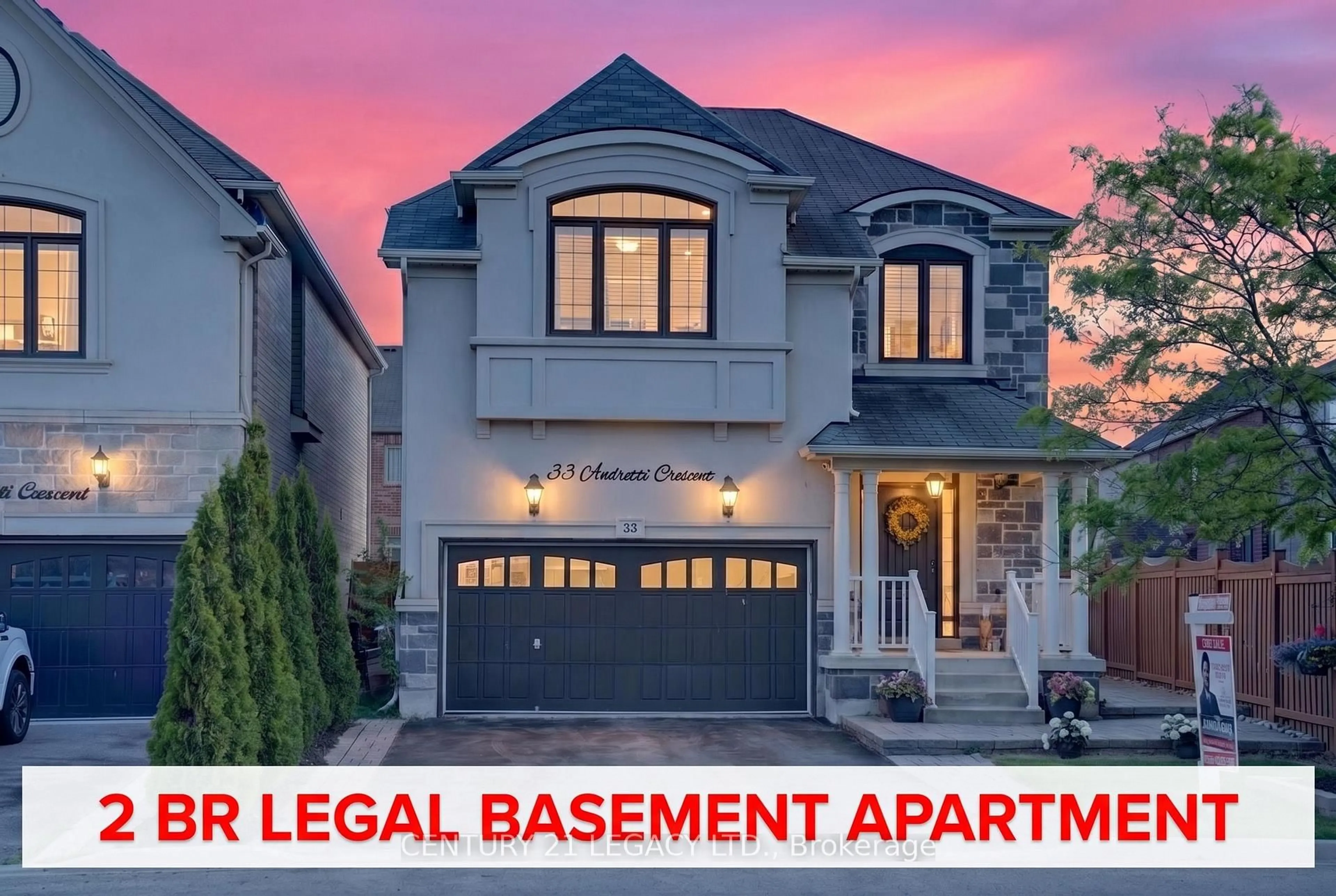 Home with brick exterior material, street for 33 Andretti Cres, Brampton Ontario L6X 5G6