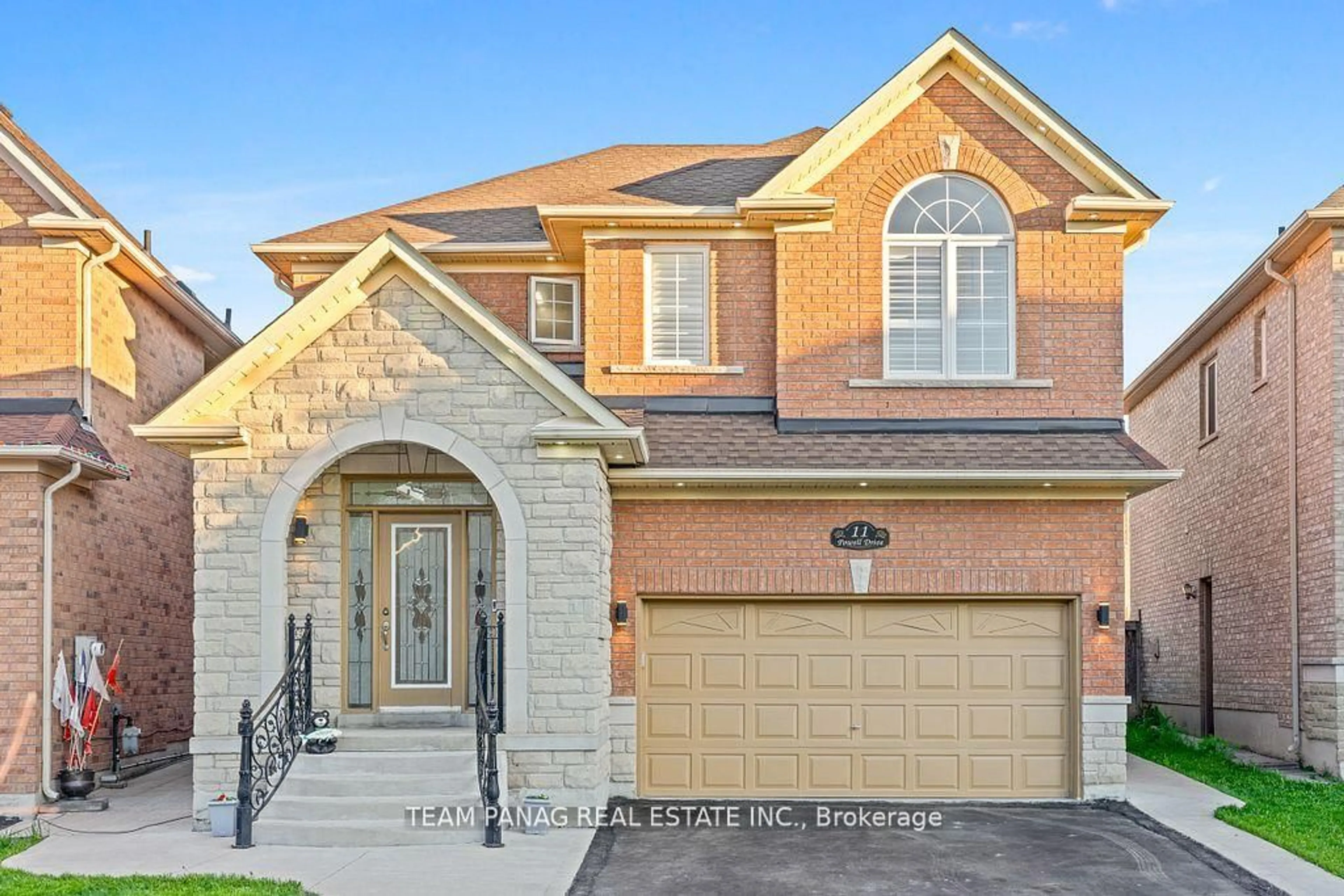 Home with brick exterior material, street for 11 Powell Dr, Brampton Ontario L6R 0K9