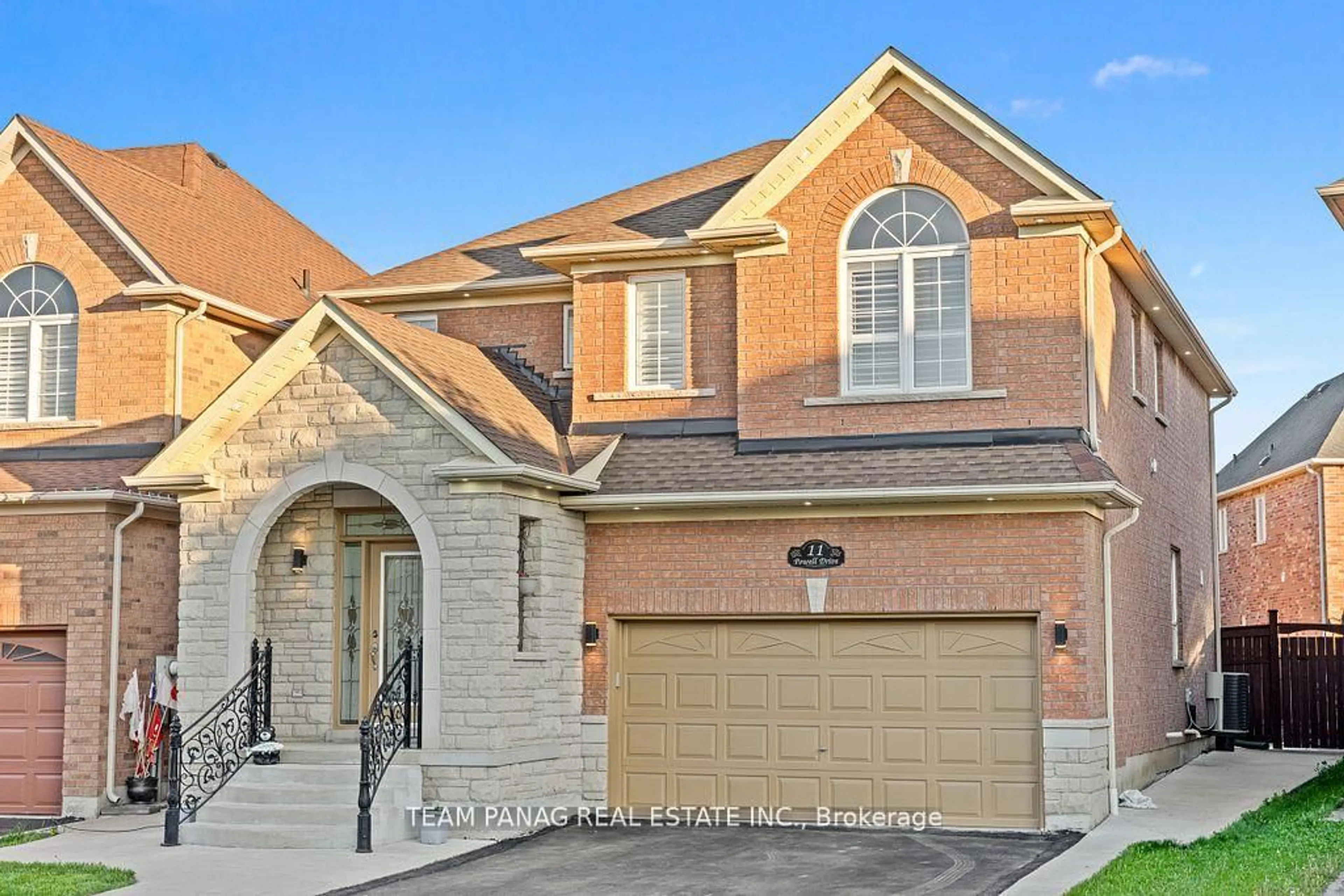 Home with brick exterior material, street for 11 Powell Dr, Brampton Ontario L6R 0K9