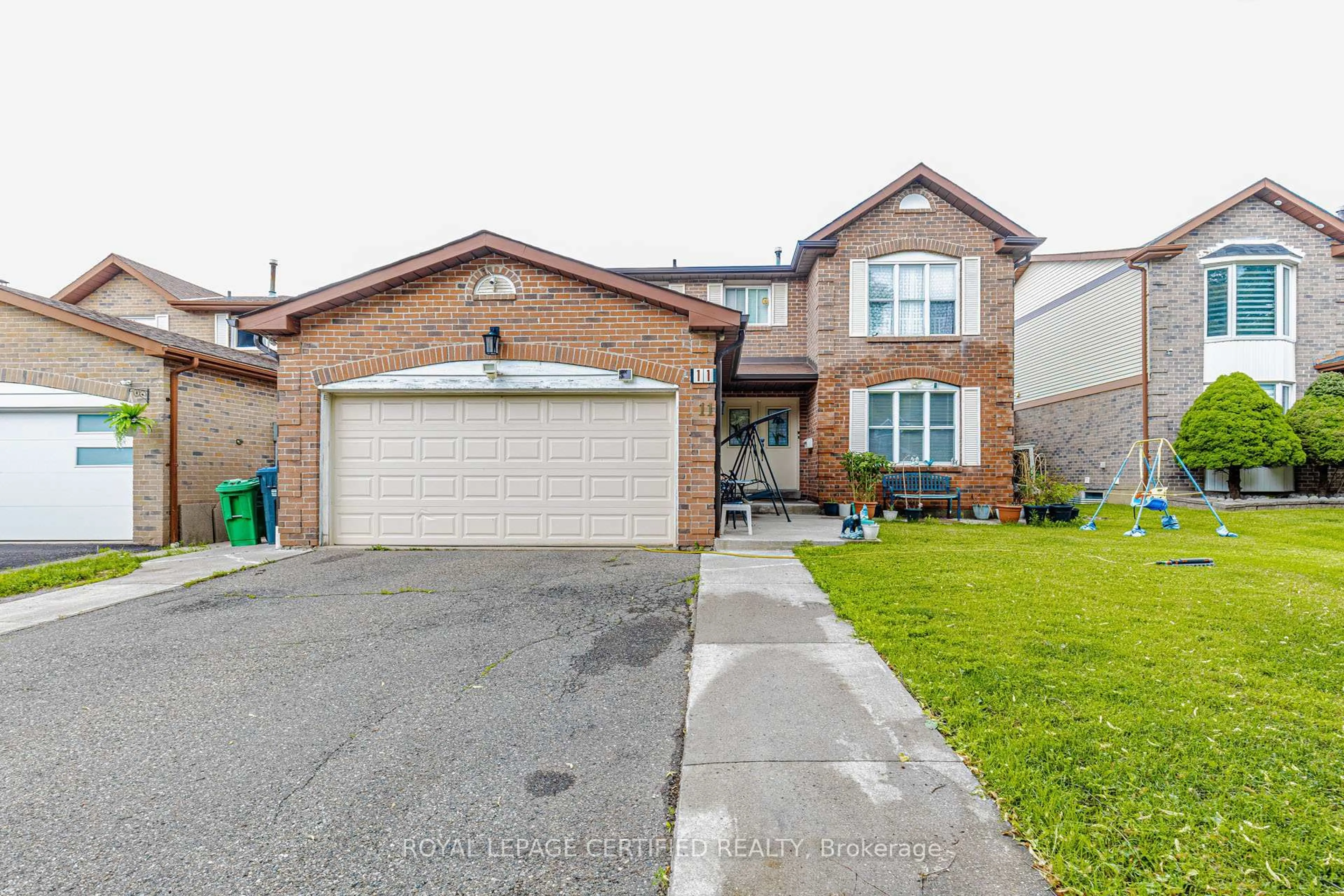 Home with brick exterior material, street for 11 Pearson Rd, Brampton Ontario L6Y 2M9