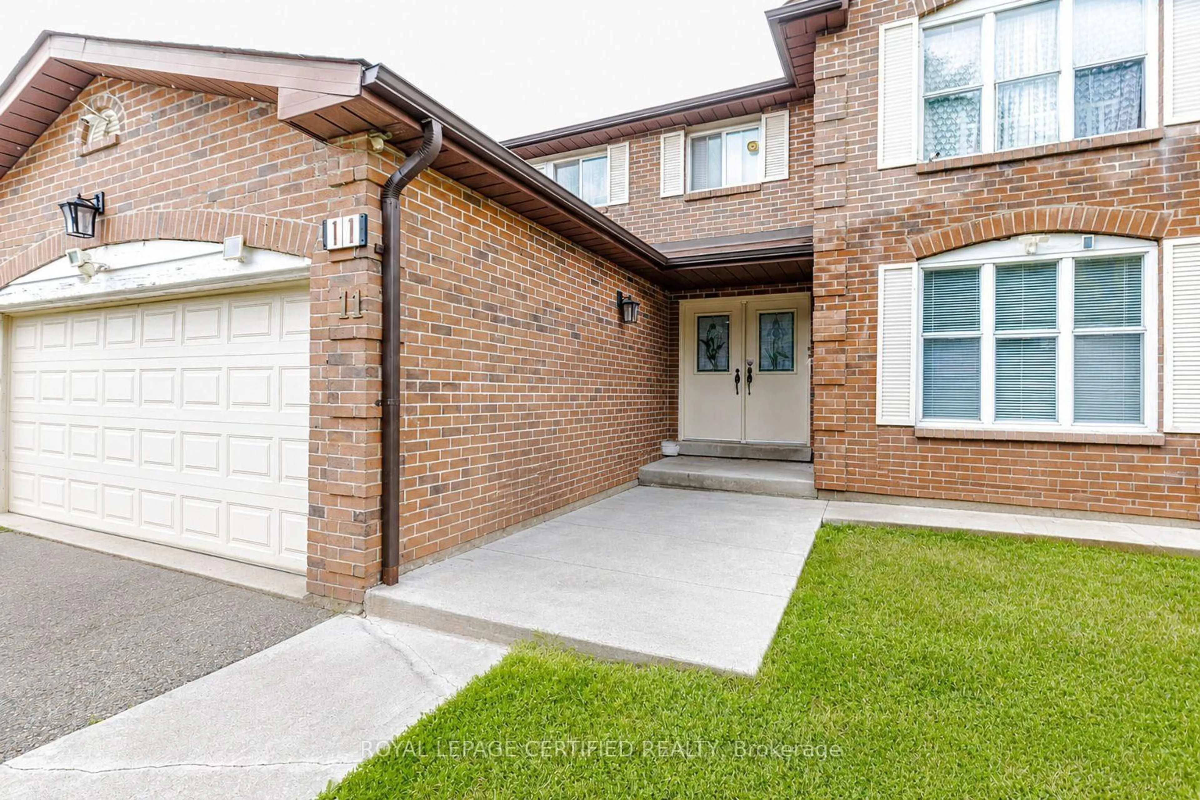 Home with brick exterior material, street for 11 Pearson Rd, Brampton Ontario L6Y 2M9
