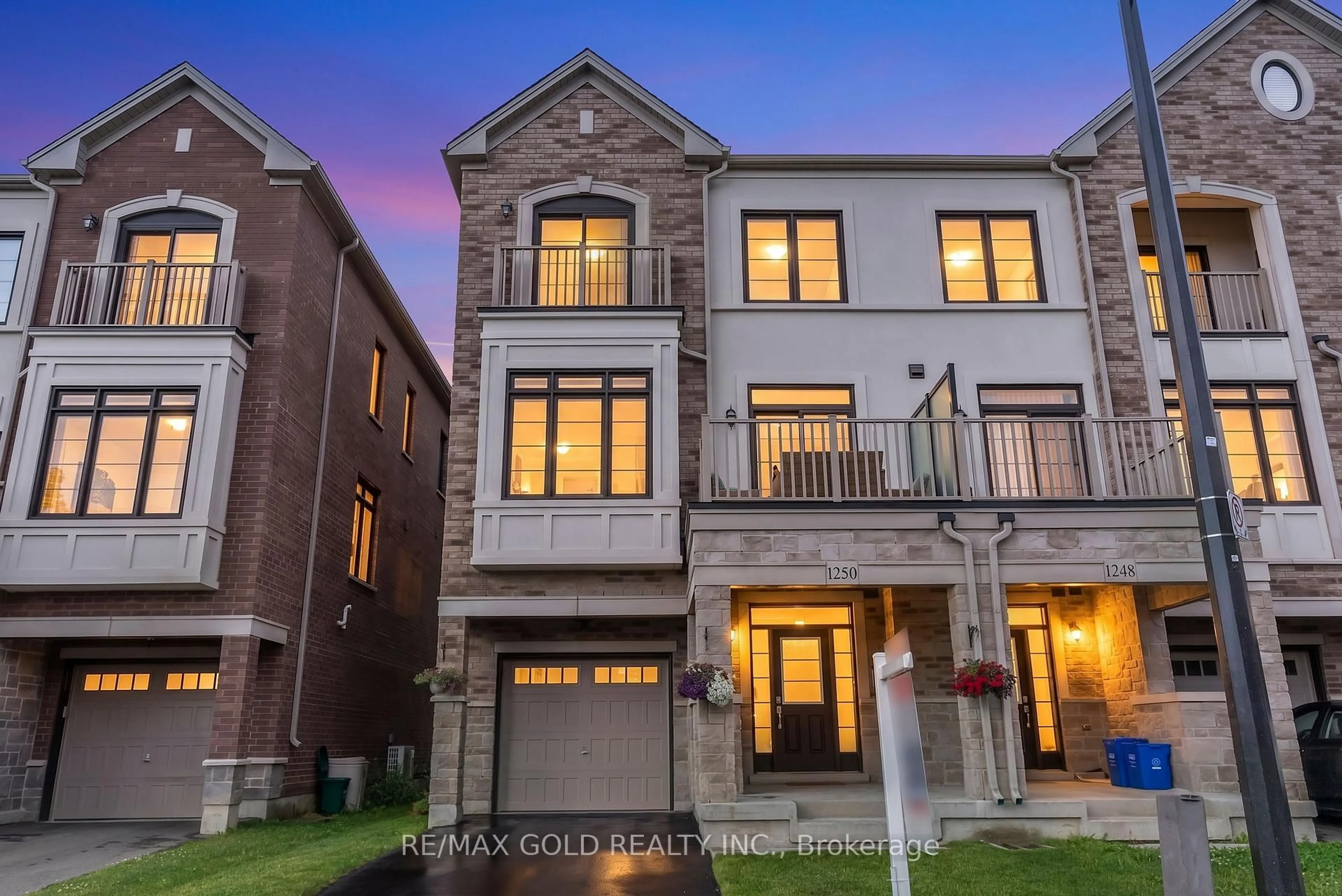 Home with brick exterior material, street for 1250 Restivo Lane, Milton Ontario L9T 2X5
