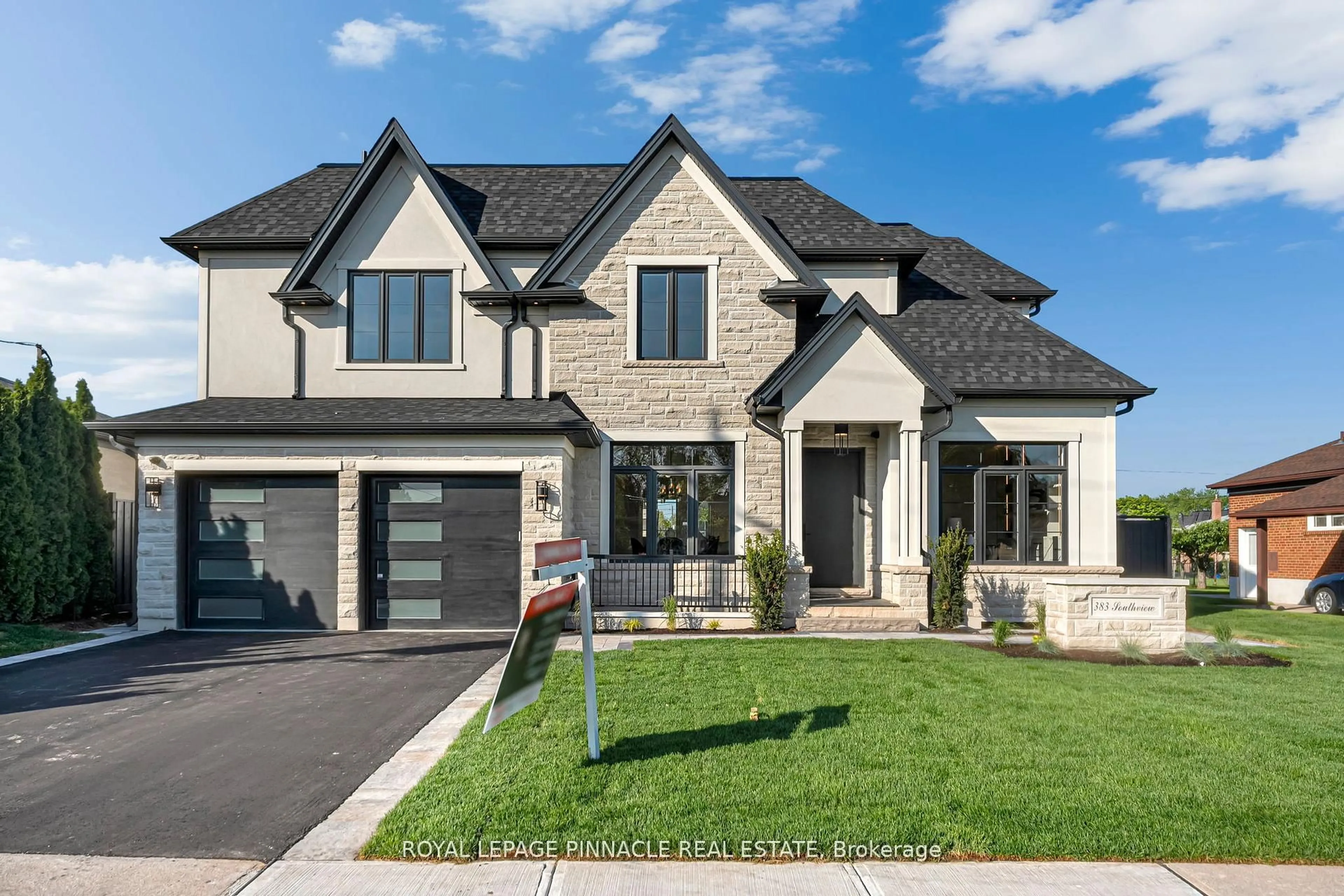 Home with brick exterior material, street for 383 Southview Rd, Oakville Ontario L6K 2P7