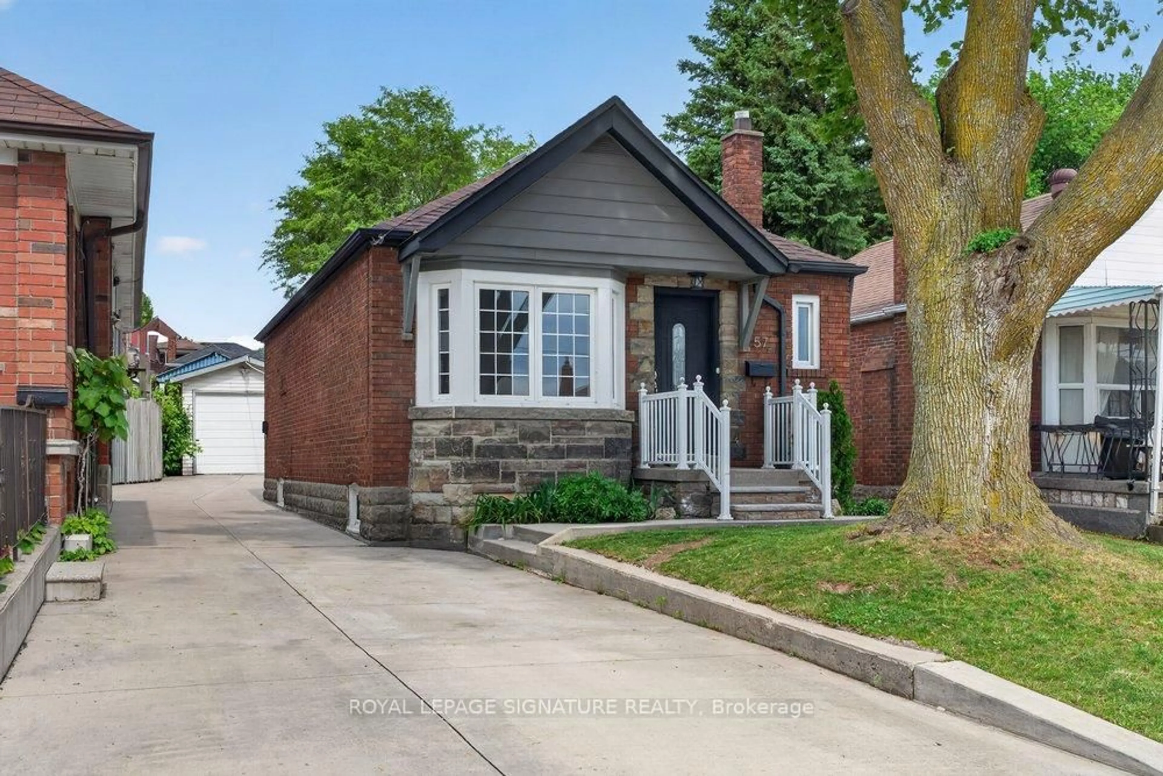 Home with brick exterior material, street for 57 Miranda Ave, Toronto Ontario M6E 4G3