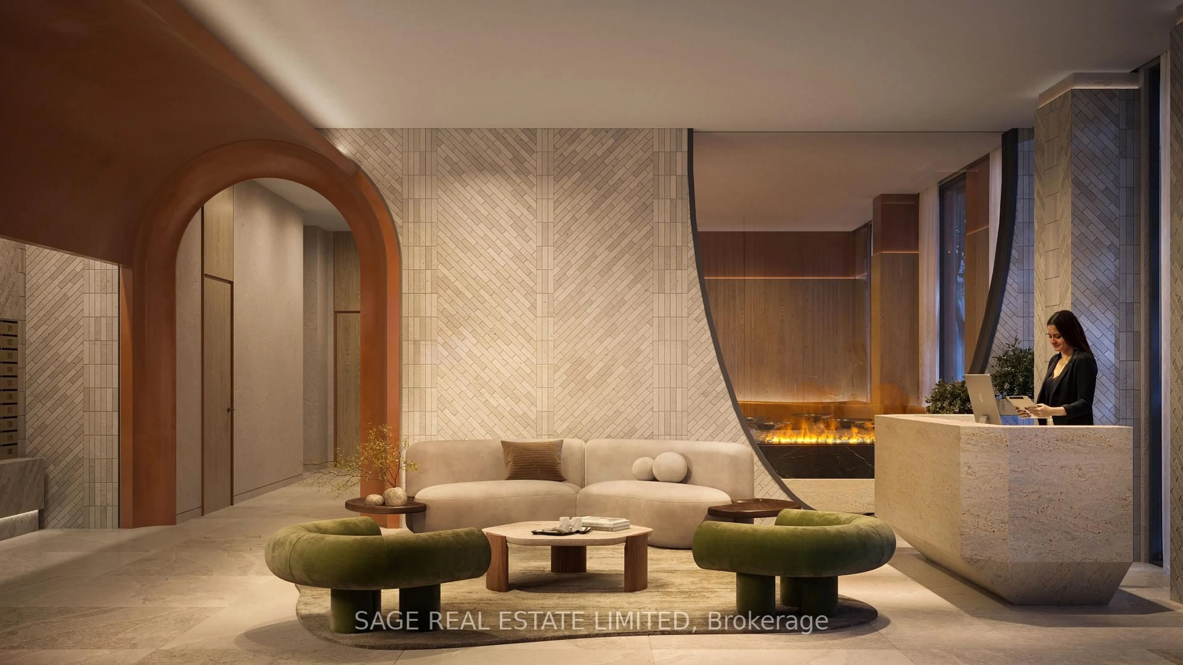 Lobby for 8 Temple Ave #103, Toronto Ontario M6K 1C7