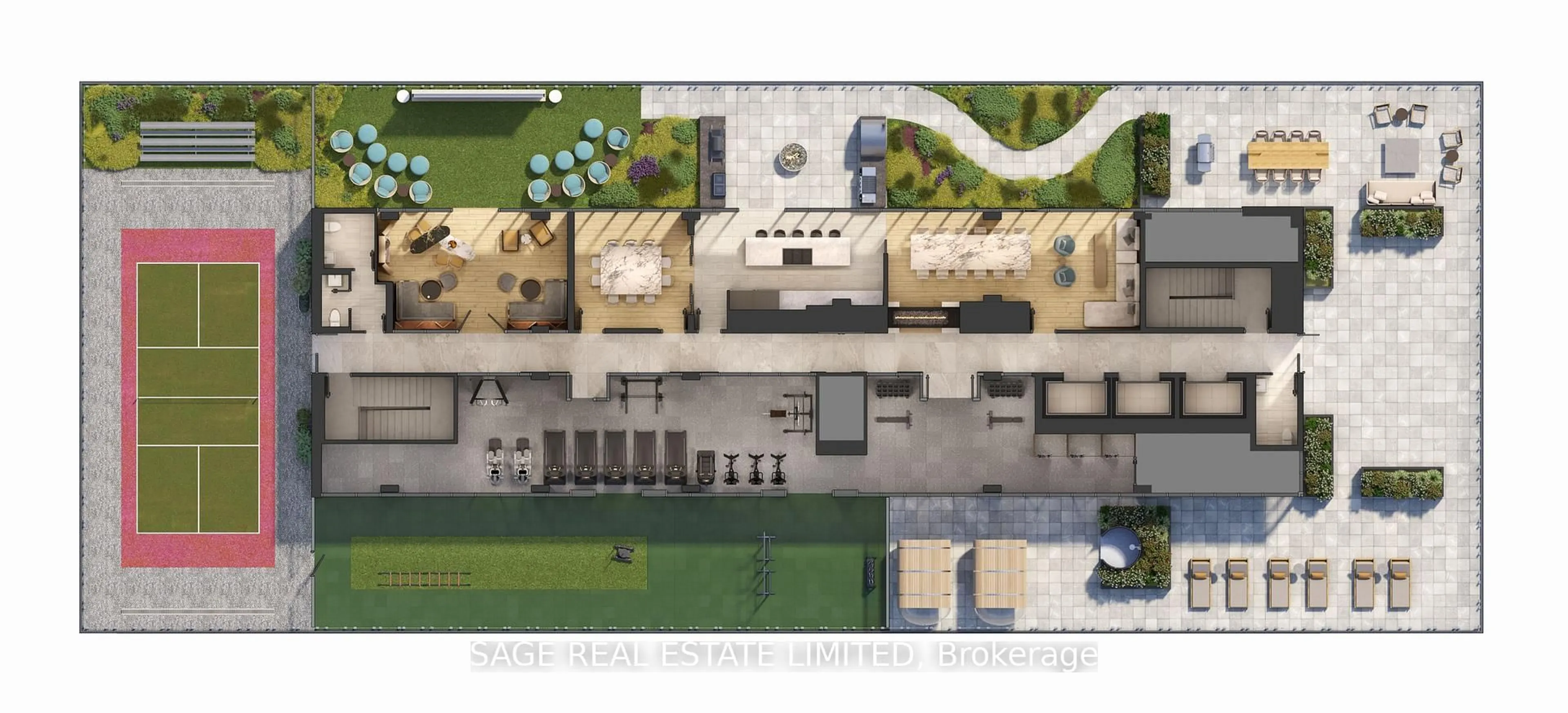 Floor plan for 8 Temple Ave #103, Toronto Ontario M6K 1C7